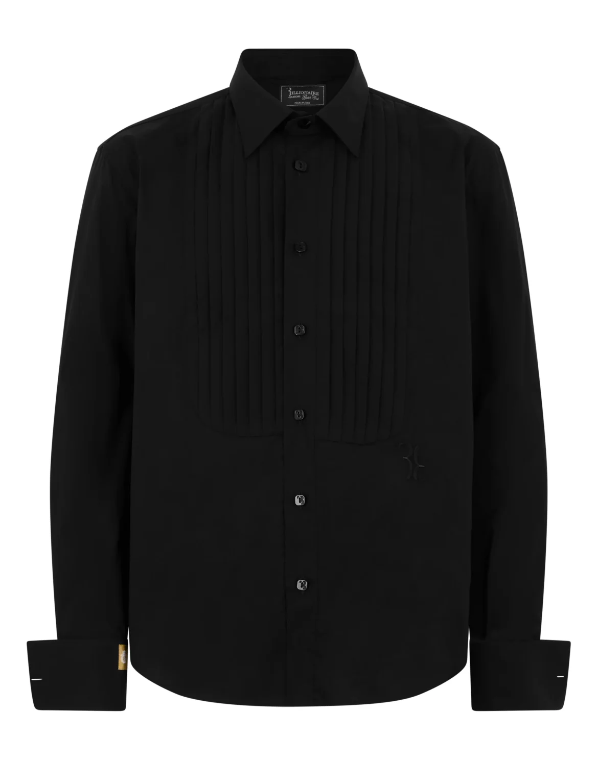 Gold Cut Tuxedo Shirt, цвет: Черный
