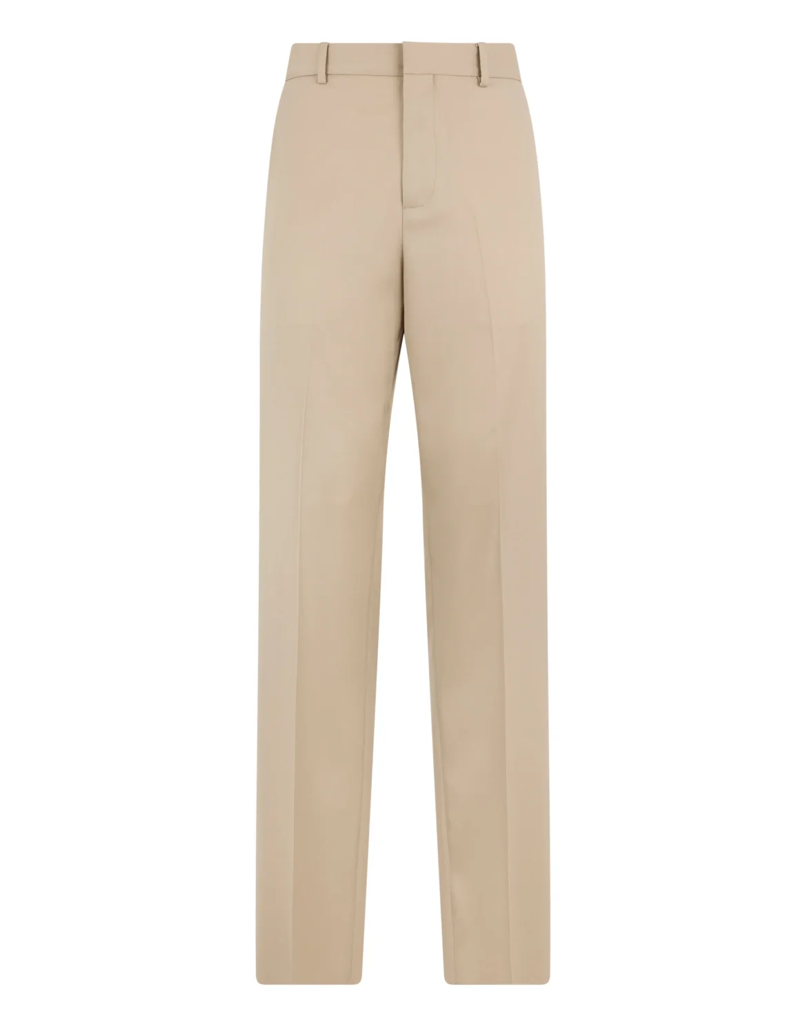 Wool Loose Fit Trousers, цвет: Бежевый