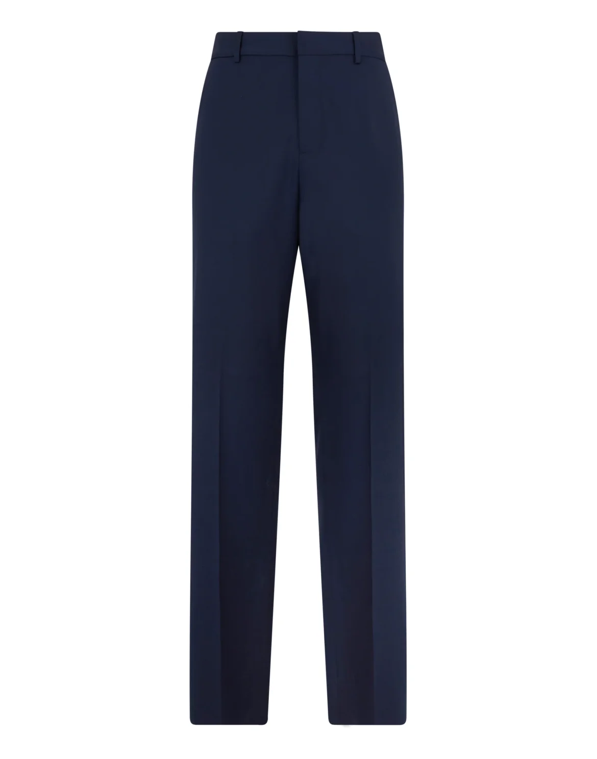 Wool Loose Fit Trousers, цвет: Синий