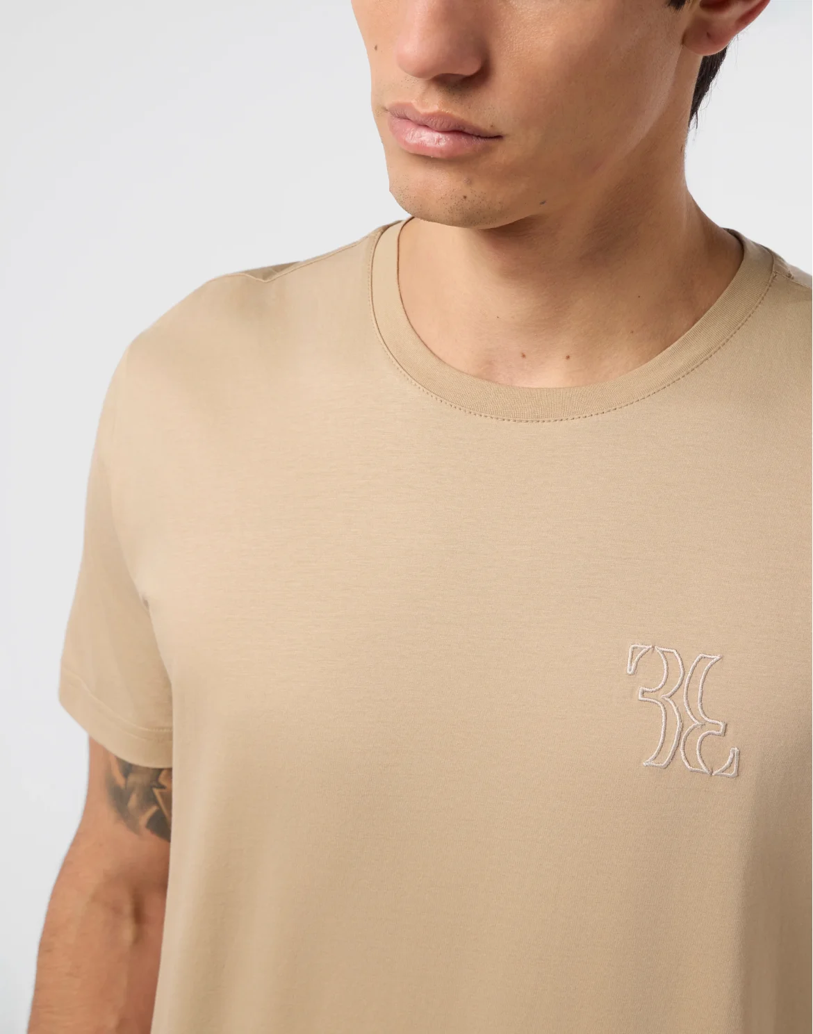 T-shirt Round Neck SS, цвет: Бежевый