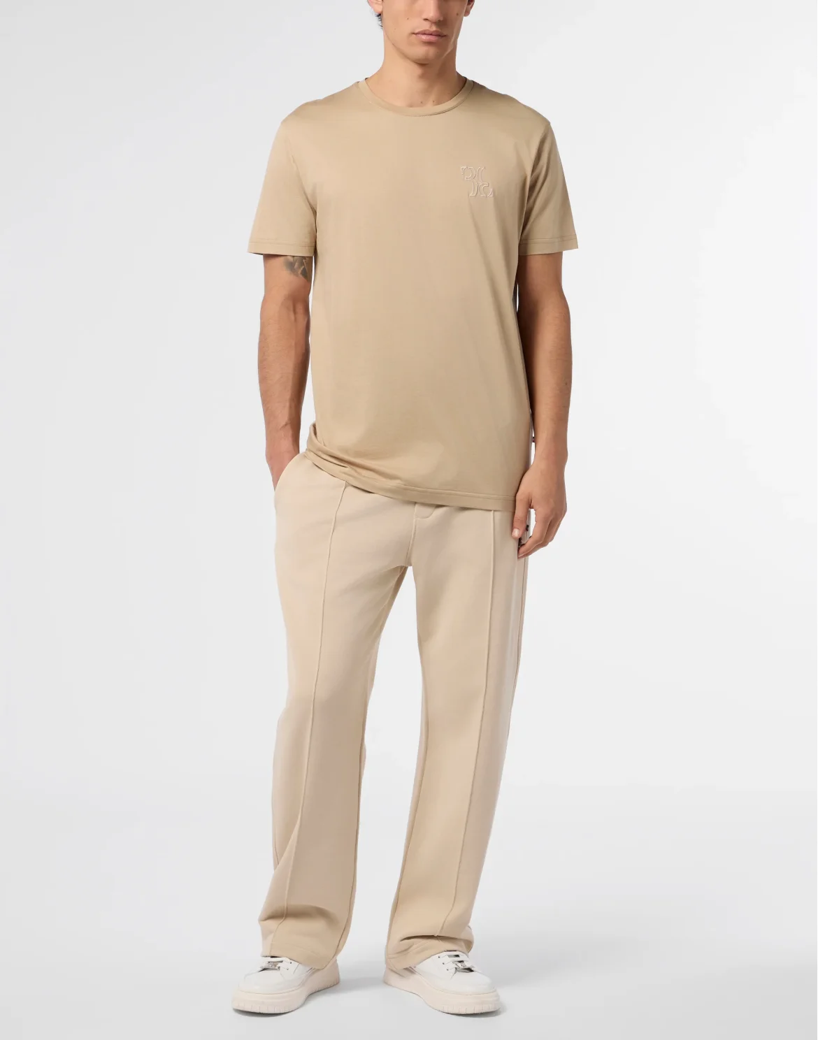 T-shirt Round Neck SS, цвет: Бежевый