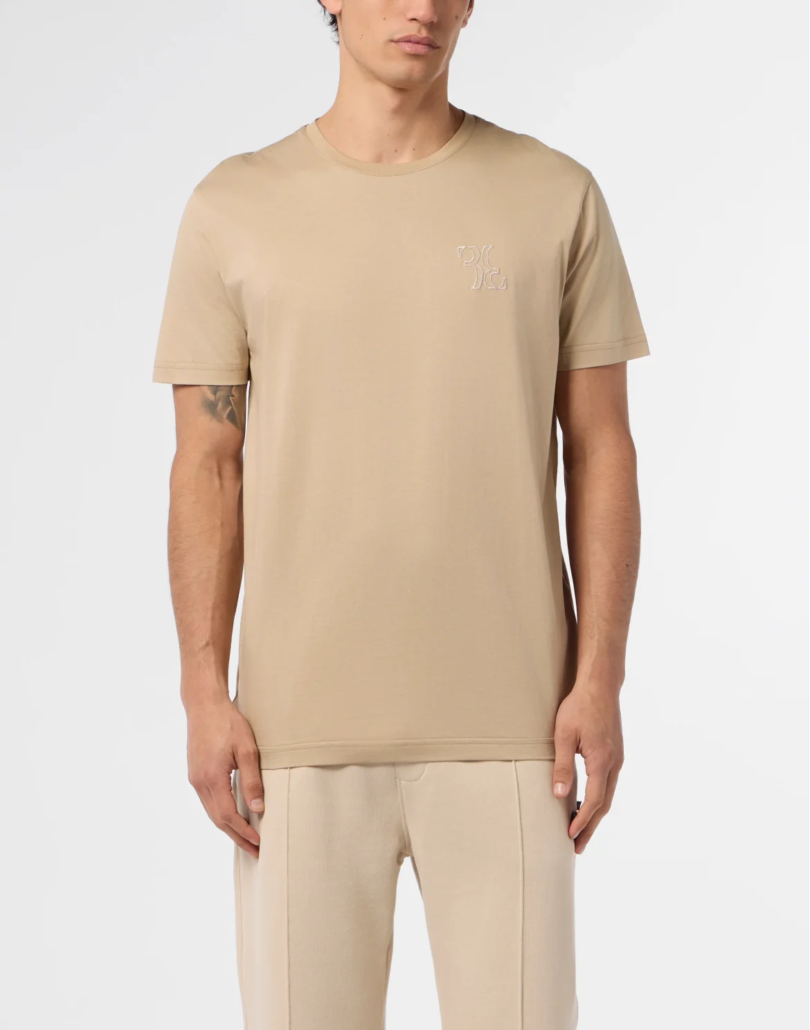 T-shirt Round Neck SS, цвет: Бежевый