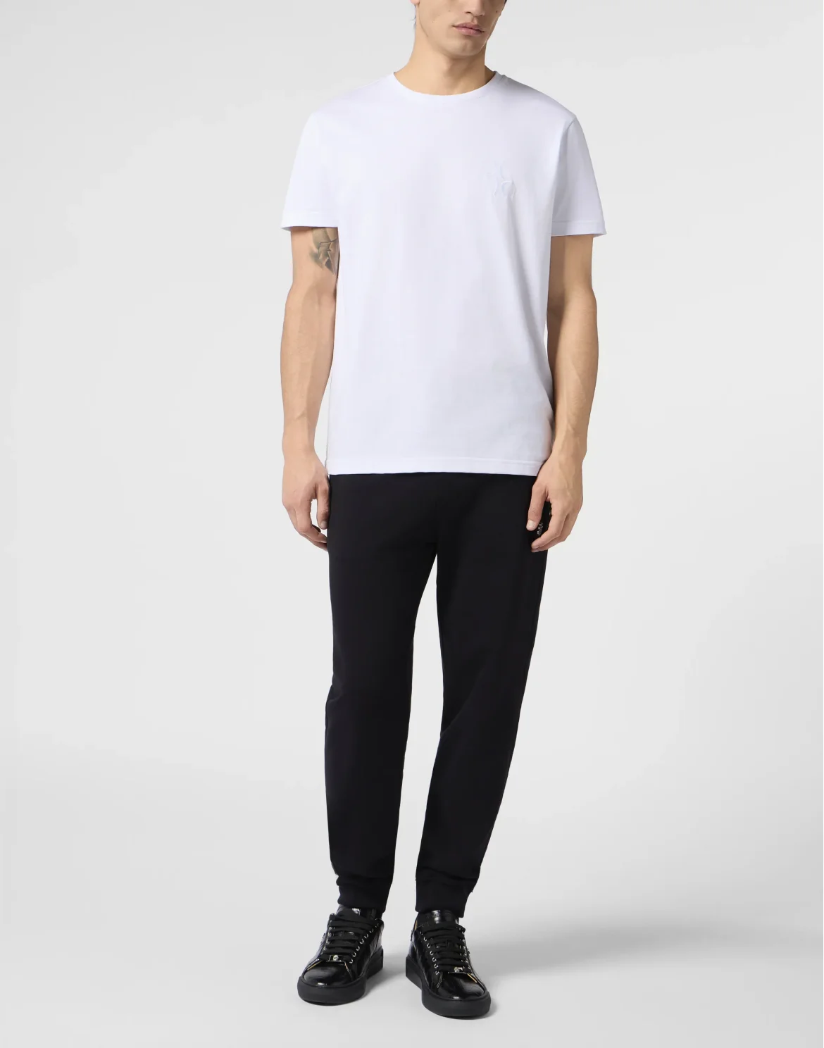 Round Neck T-Shirt Baroque, цвет: Белый