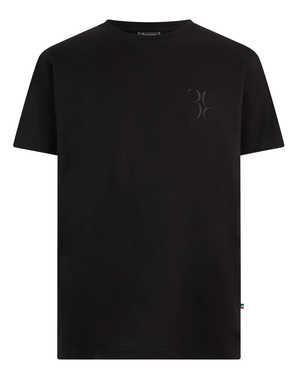 Round Neck T-Shirt Baroque, цвет: Черный