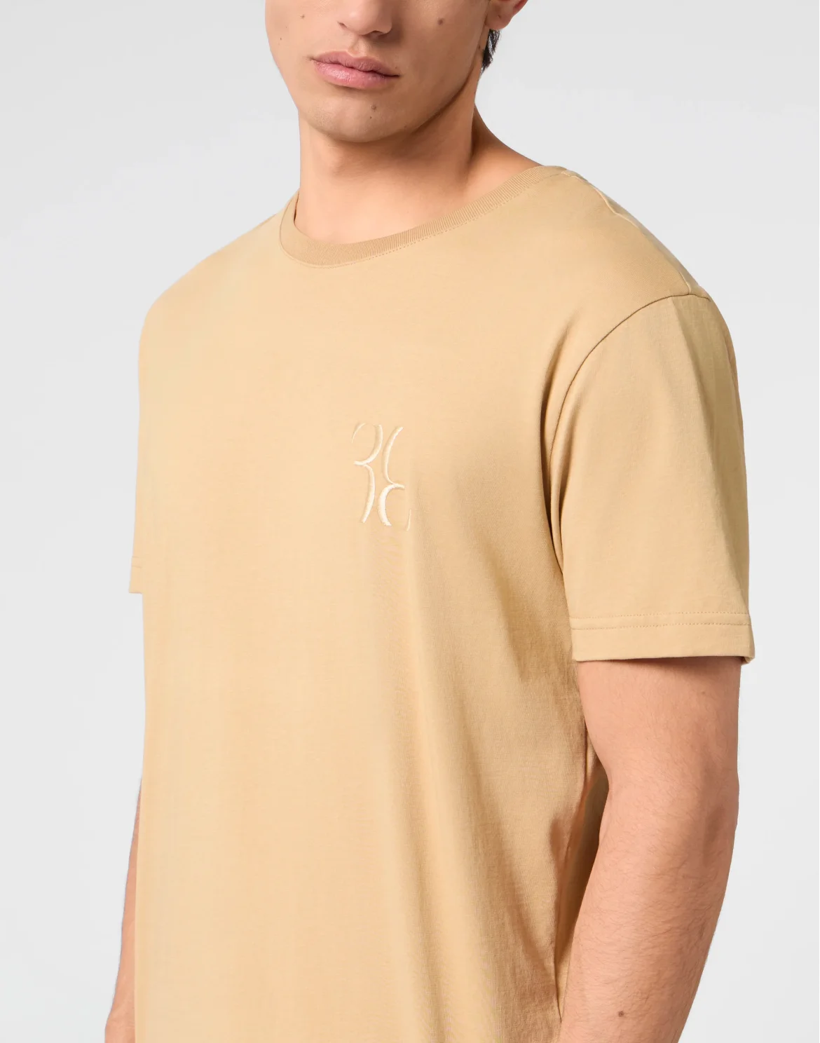 Round Neck T-Shirt Baroque, цвет: Бежевый
