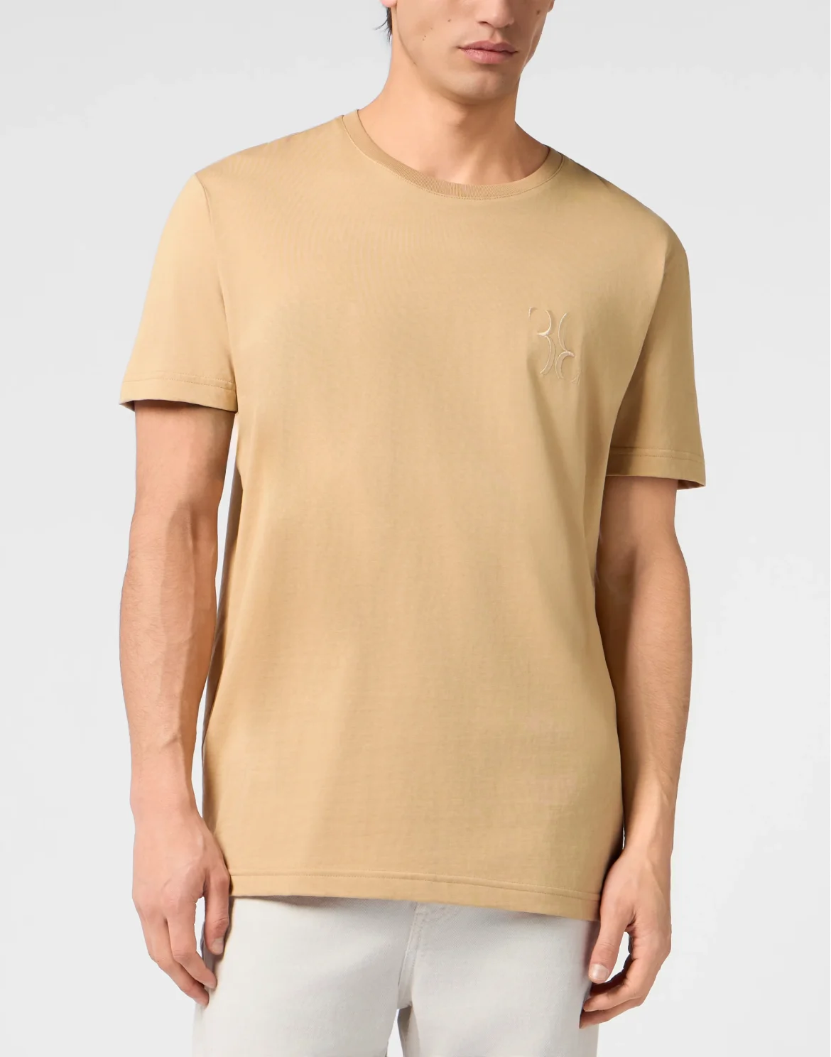 Round Neck T-Shirt Baroque, цвет: Бежевый