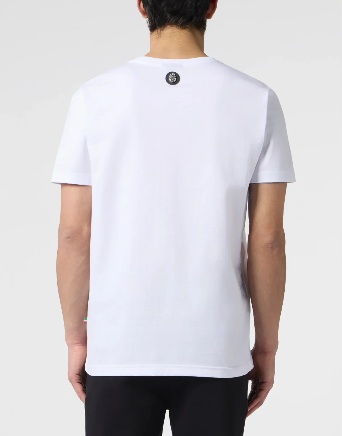 Round Neck T-Shirt Signature, цвет: Белый