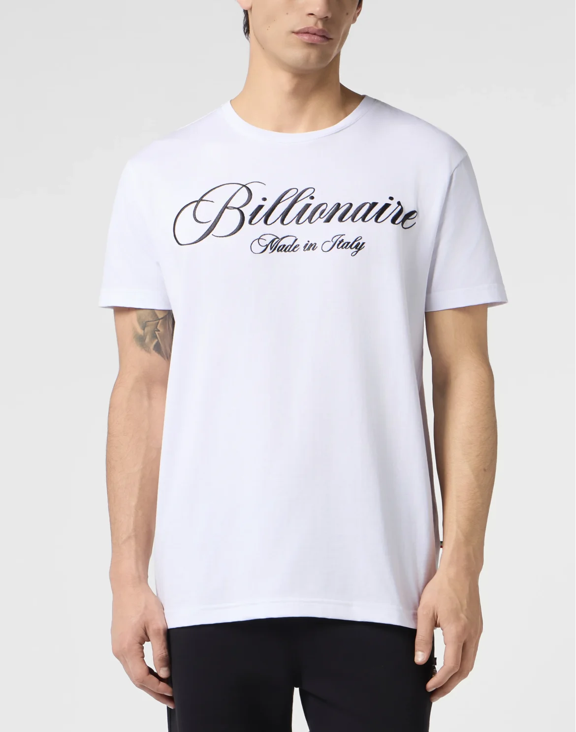 Round Neck T-Shirt Signature, цвет: Белый