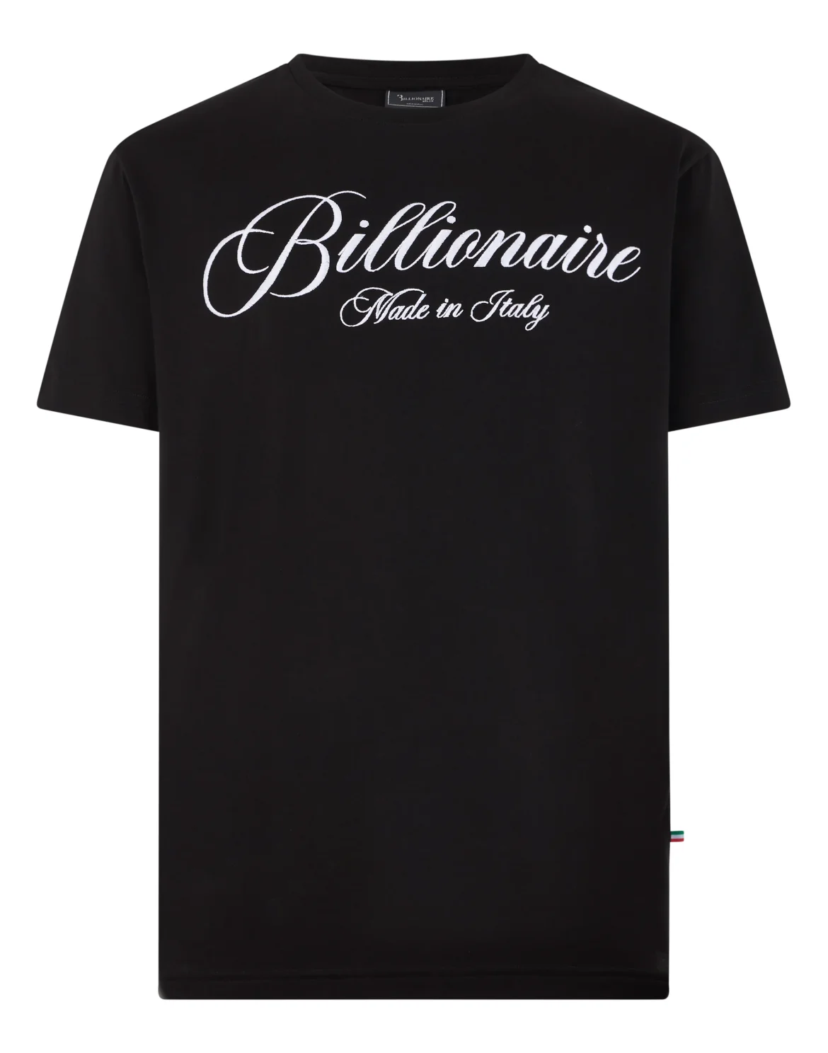 Round Neck T-Shirt Signature, цвет: Черный