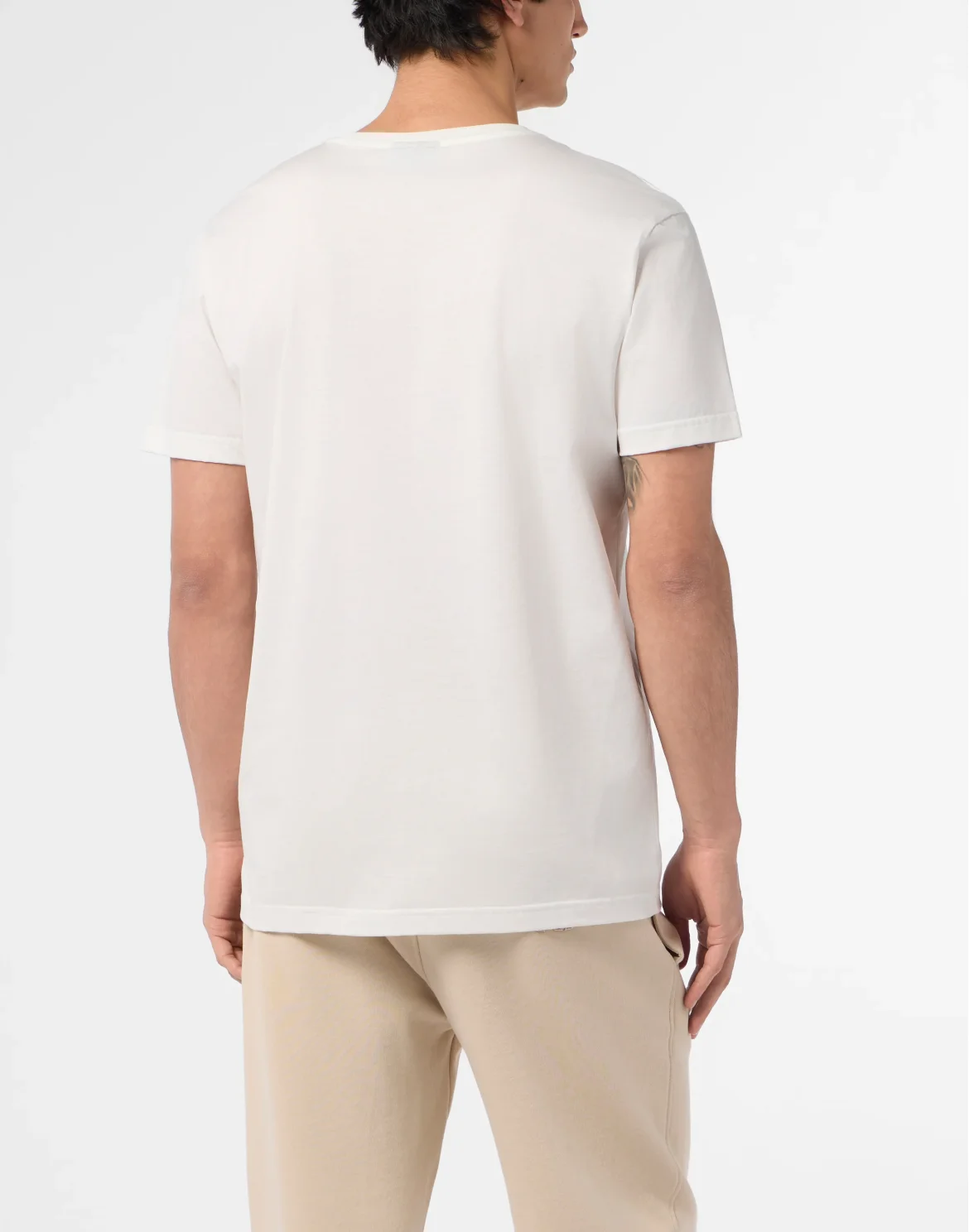 Round Neck T-Shirt Basic, цвет: Бежевый