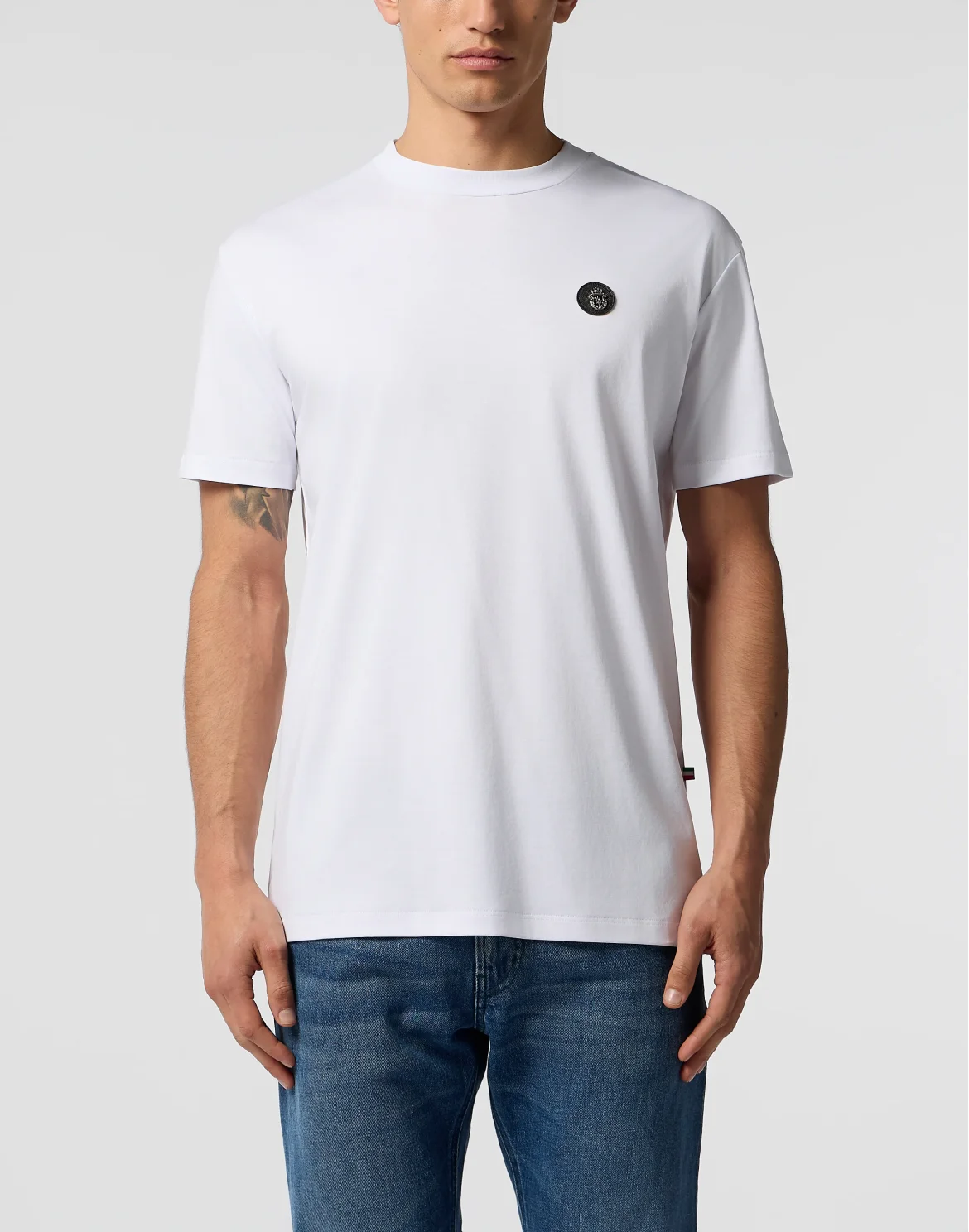 Round Neck T-Shirt Basic, цвет: Белый