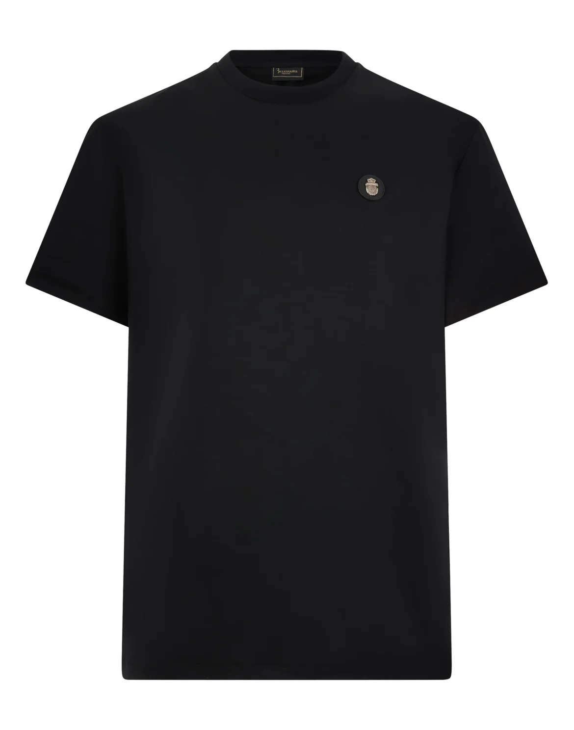 Round Neck T-Shirt Basic, цвет: Черный