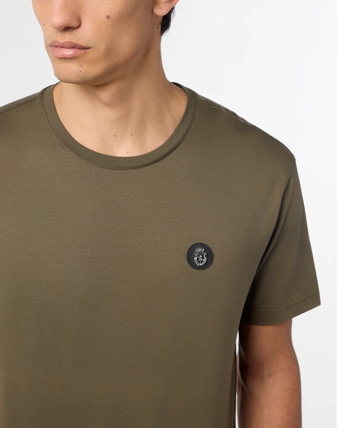 Round Neck T-Shirt Basic, цвет: Зеленый
