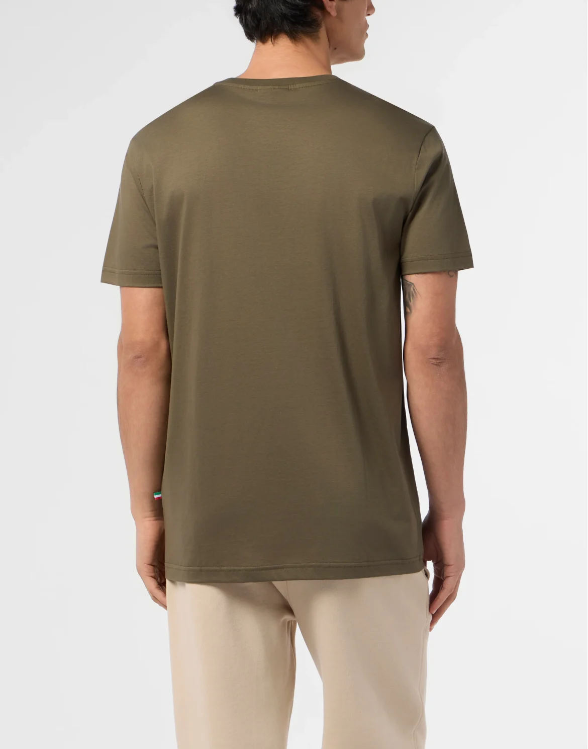 Round Neck T-Shirt Basic, цвет: Зеленый