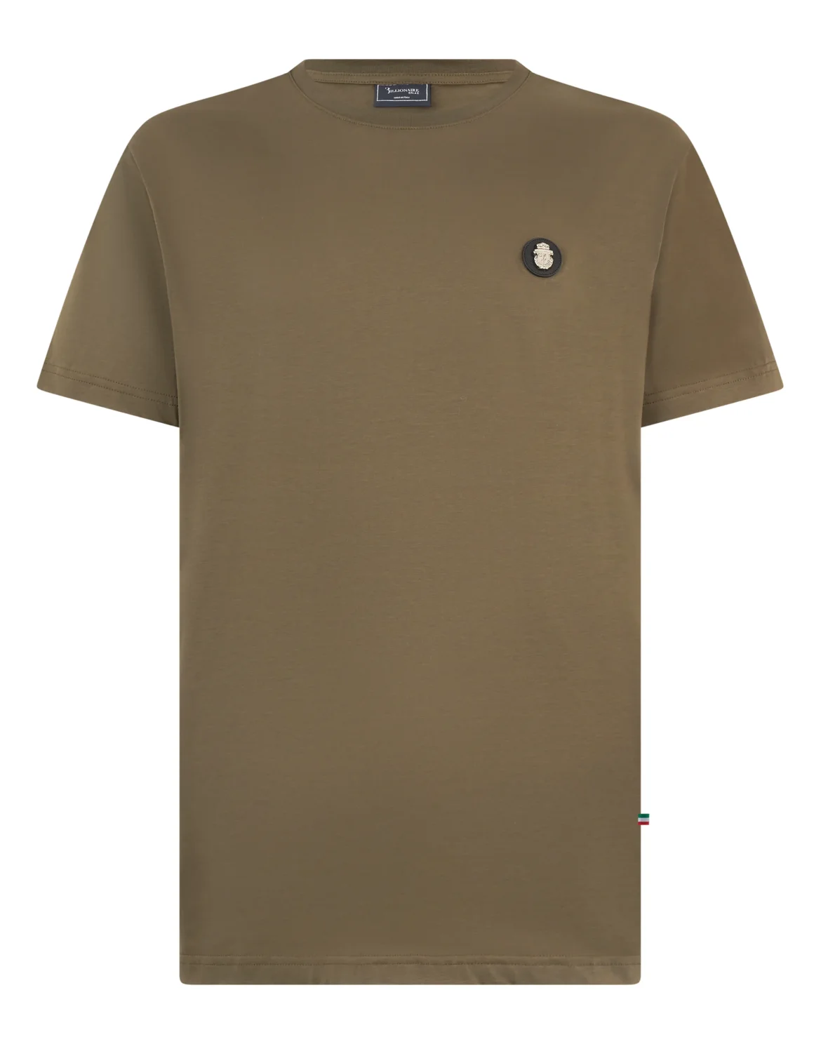 Round Neck T-Shirt Basic, цвет: Зеленый