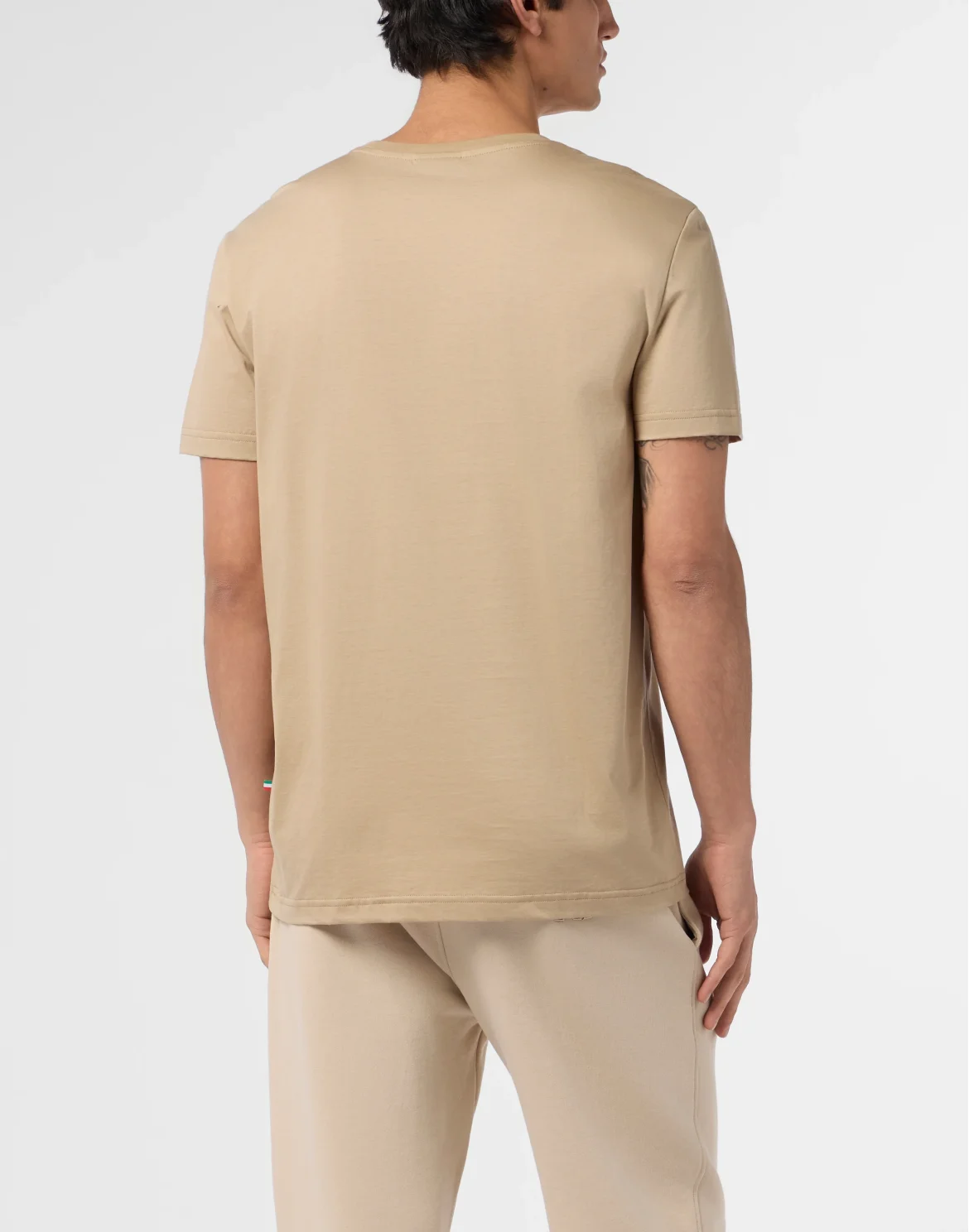 Round Neck T-Shirt Basic, цвет: Бежевый