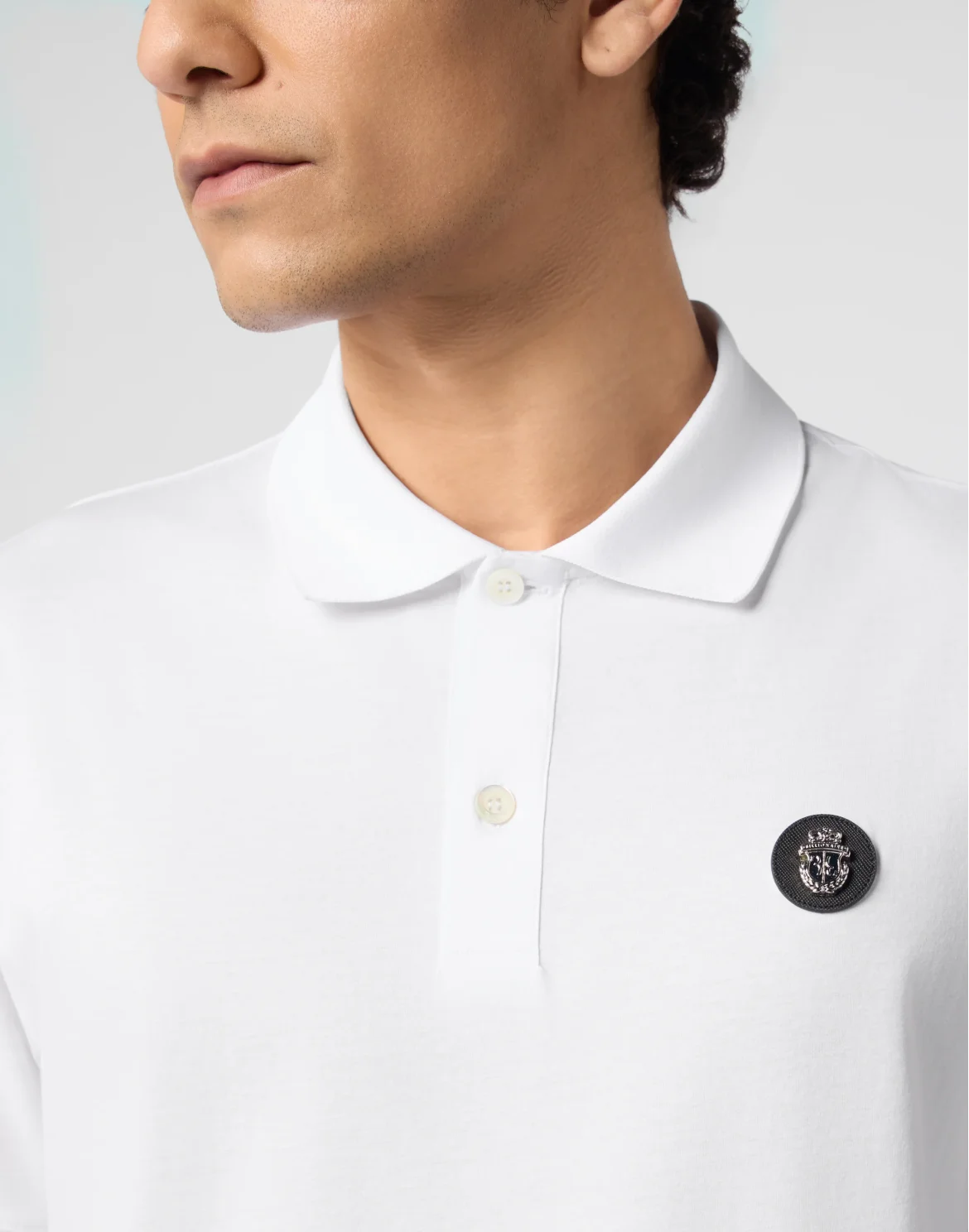 Polo T-Shirt Basic, цвет: Белый