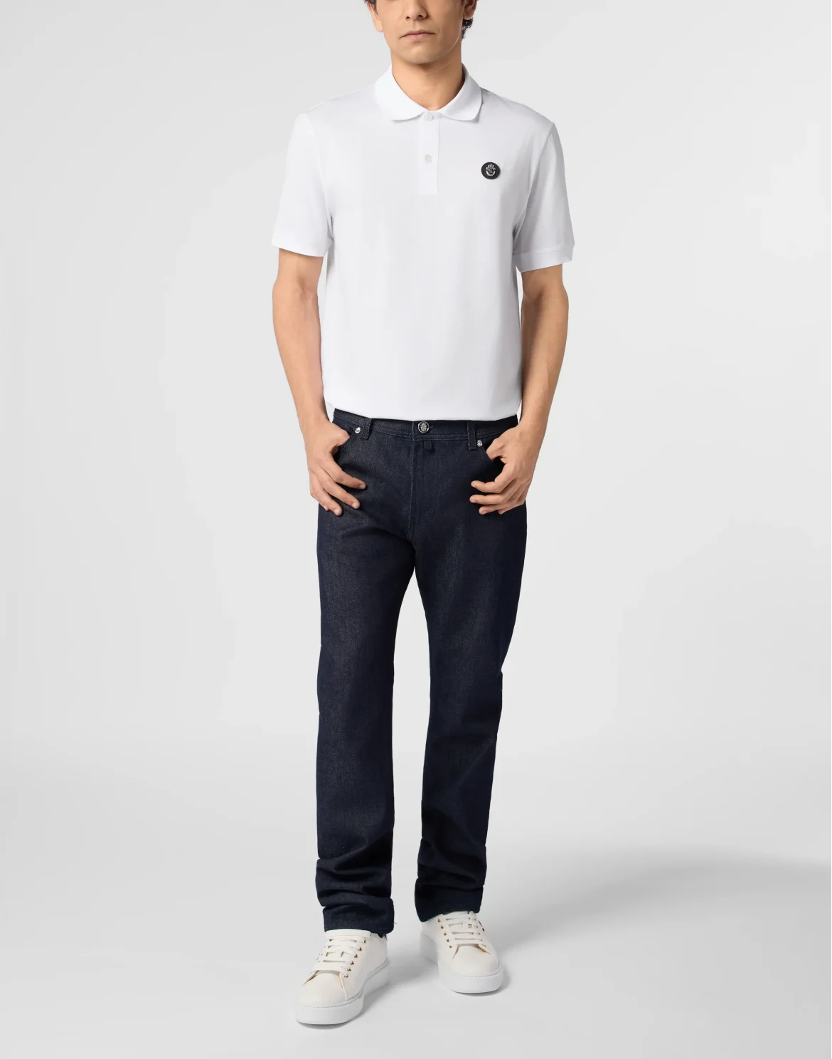 Polo T-Shirt Basic, цвет: Белый