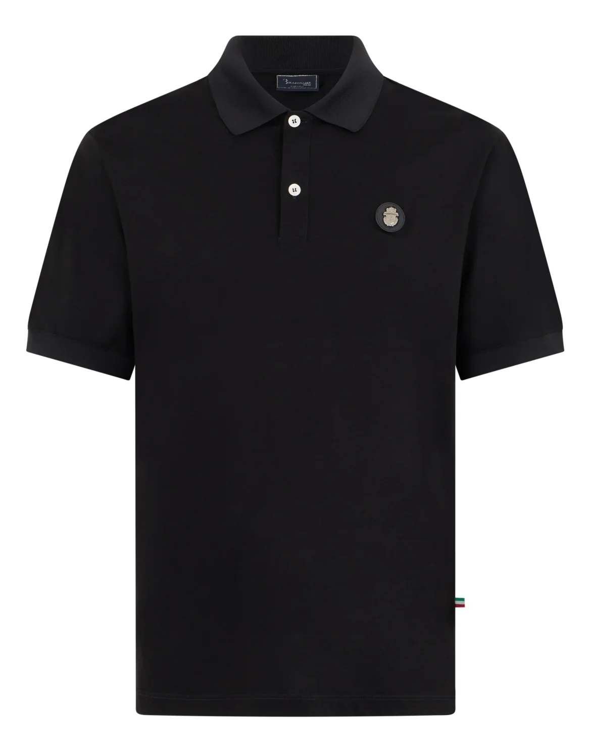 Polo T-Shirt Basic, цвет: Черный