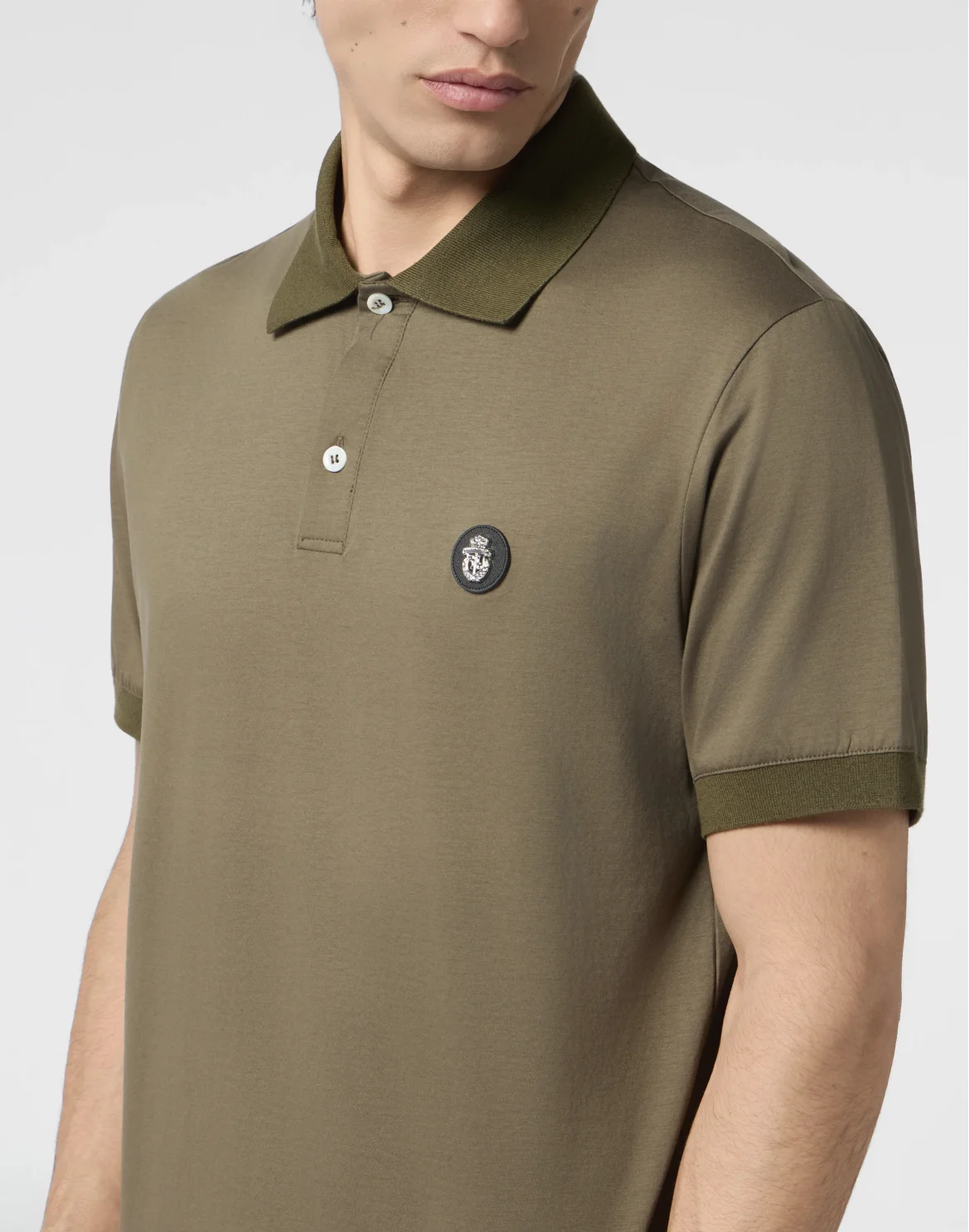 Polo T-Shirt Basic, цвет: Зеленый