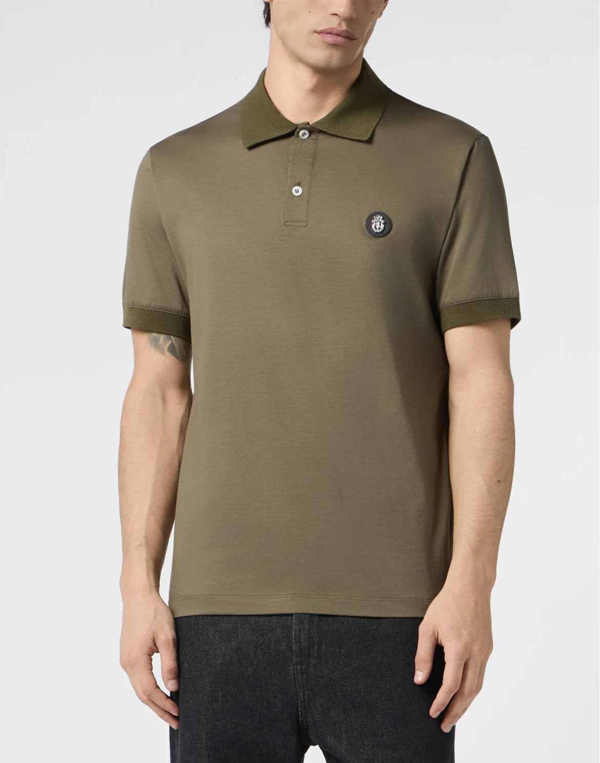 Polo T-Shirt Basic, цвет: Зеленый