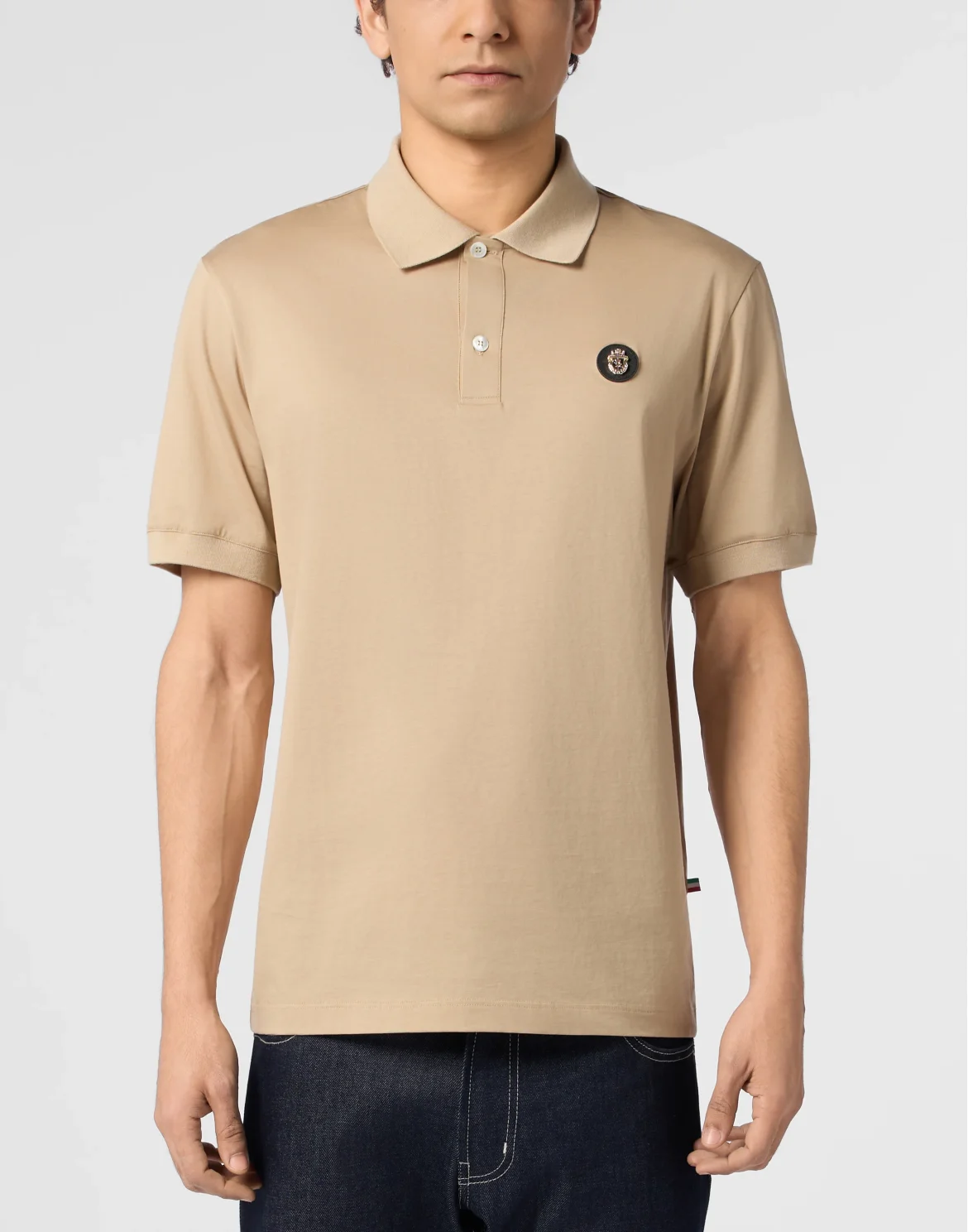 Polo T-Shirt Basic, цвет: Бежевый