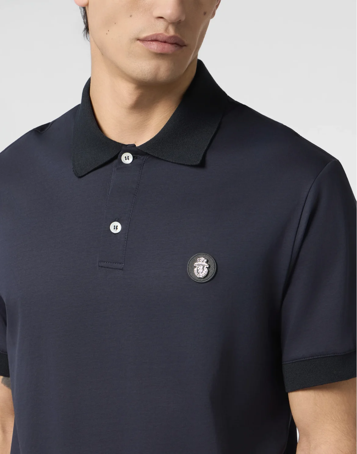 Polo T-Shirt Basic, цвет: Синий