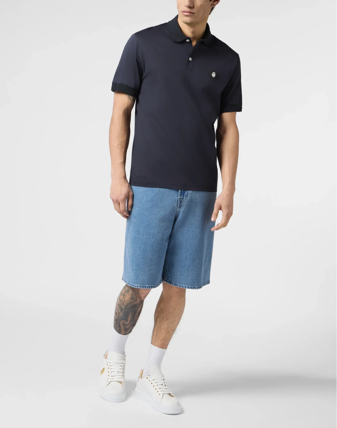 Polo T-Shirt Basic, цвет: Синий