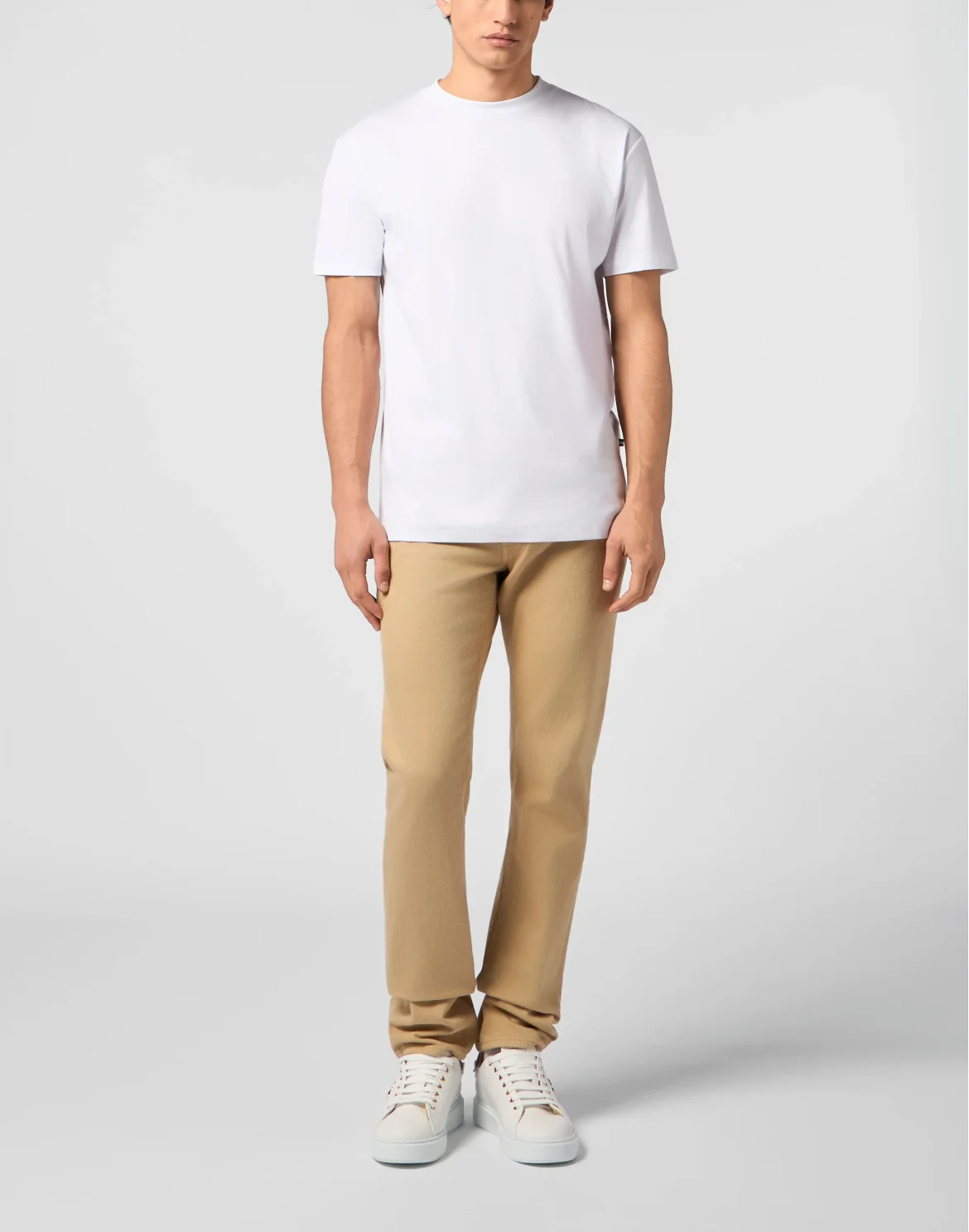 Round Neck T-Shirt Basic, цвет: Белый