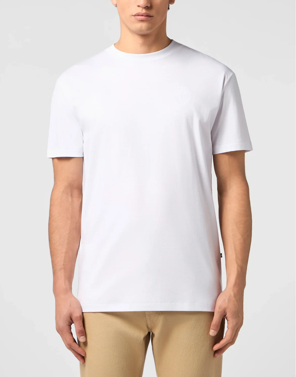 Round Neck T-Shirt Basic, цвет: Белый