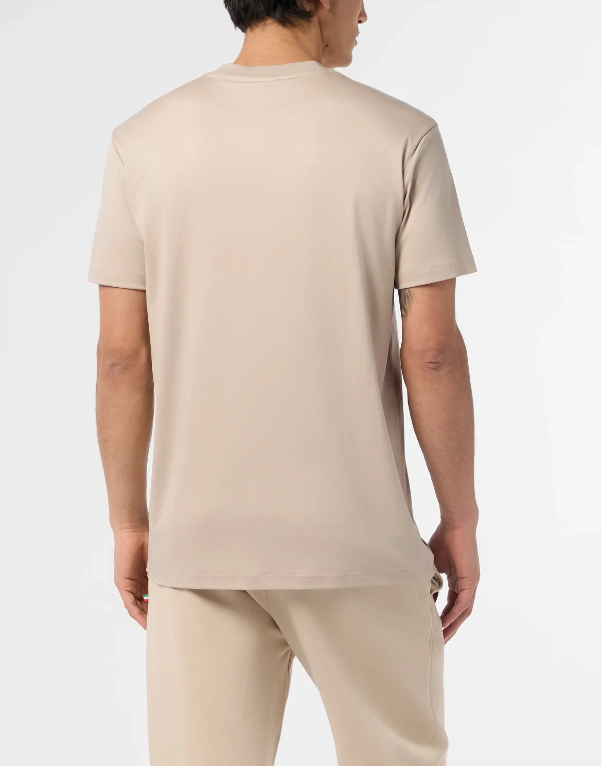 Round Neck T-Shirt Basic, цвет: Бежевый