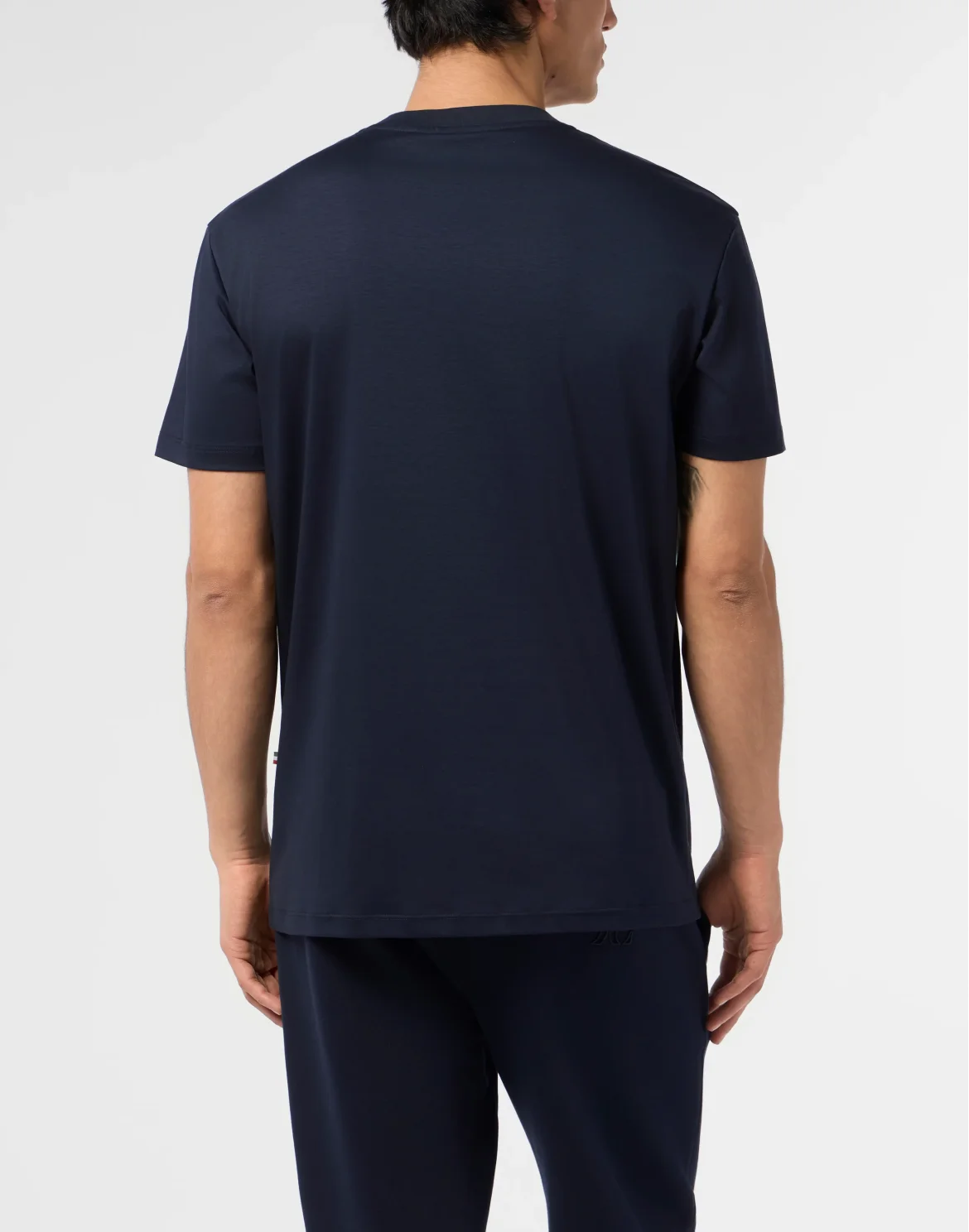 Round Neck T-Shirt Basic, цвет: Синий