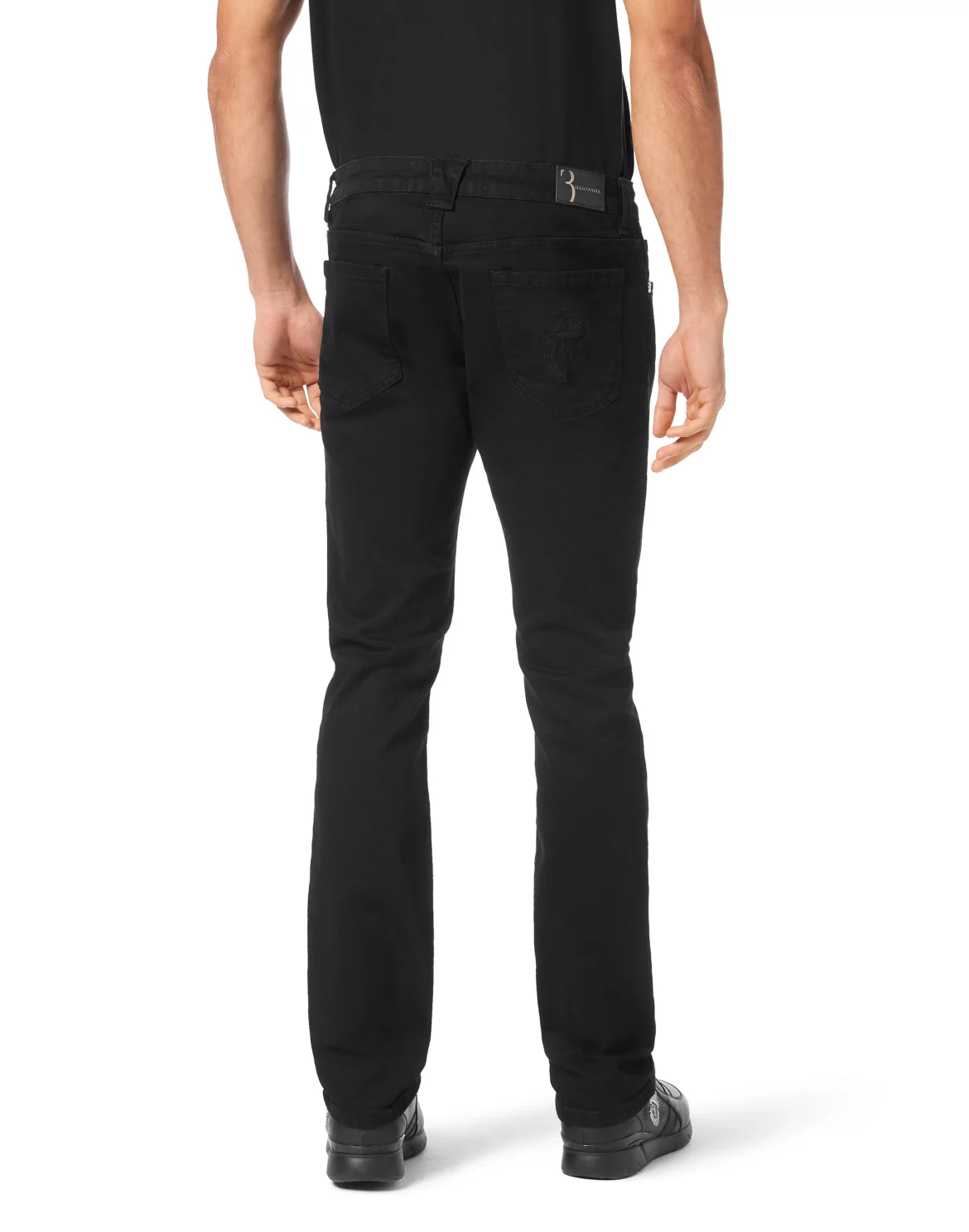 Denim Trousers Super Straight Cut, цвет: Черный