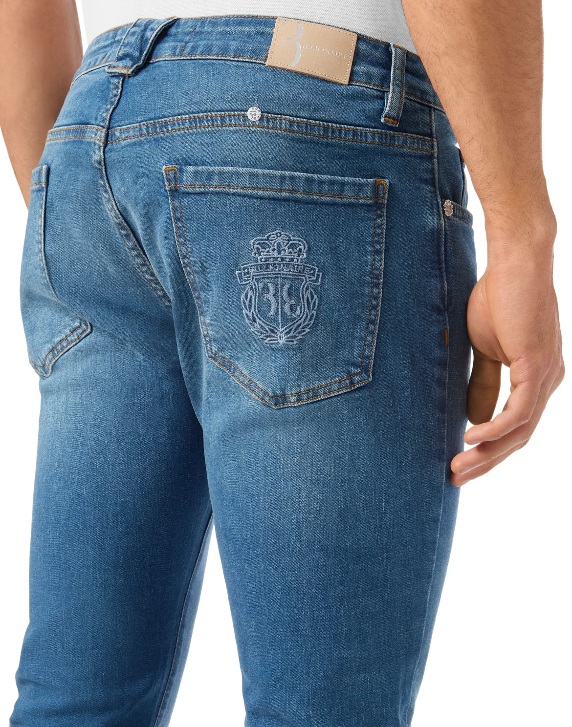 Denim Trousers Super Straight Cut, цвет: Синий