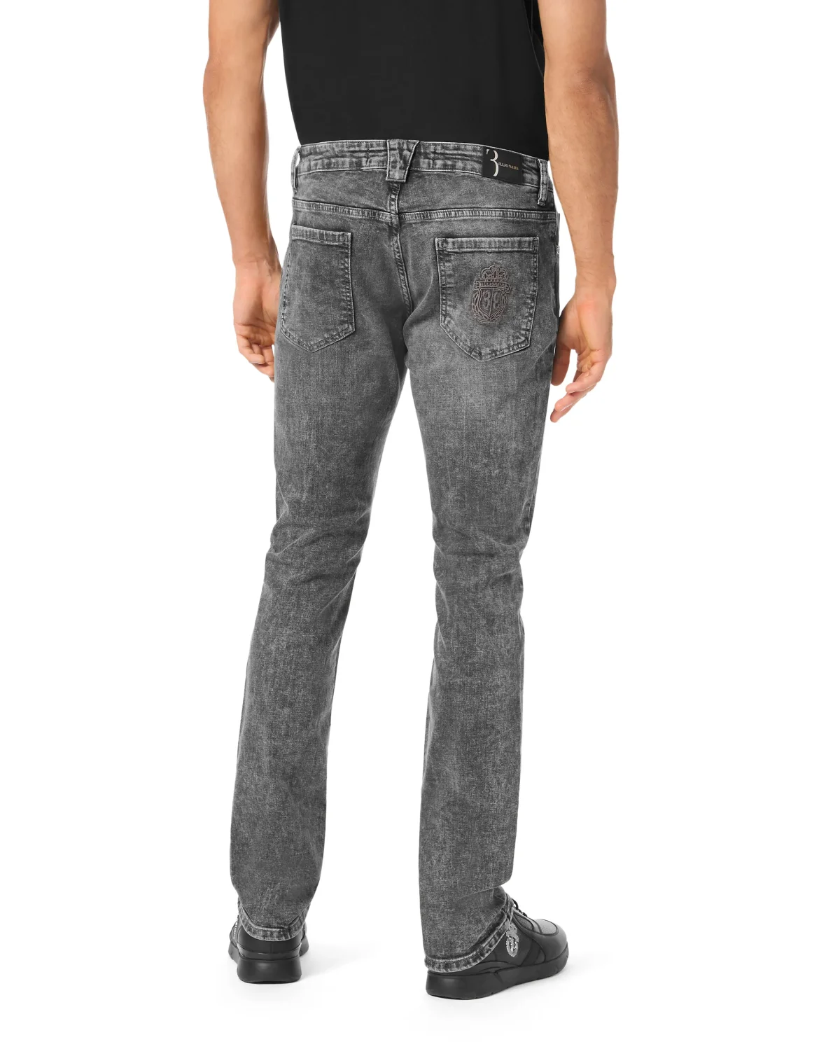 Denim Trousers Super Straight Cut, цвет: Серый