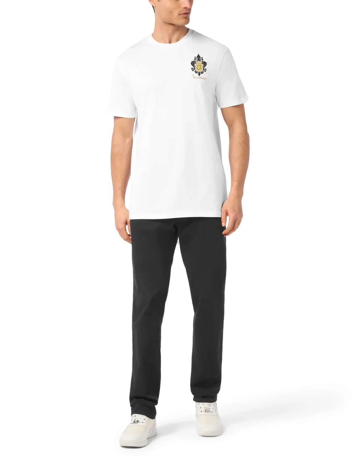 T-Shirt Round Neck Fleur-de-lis, цвет: Белый