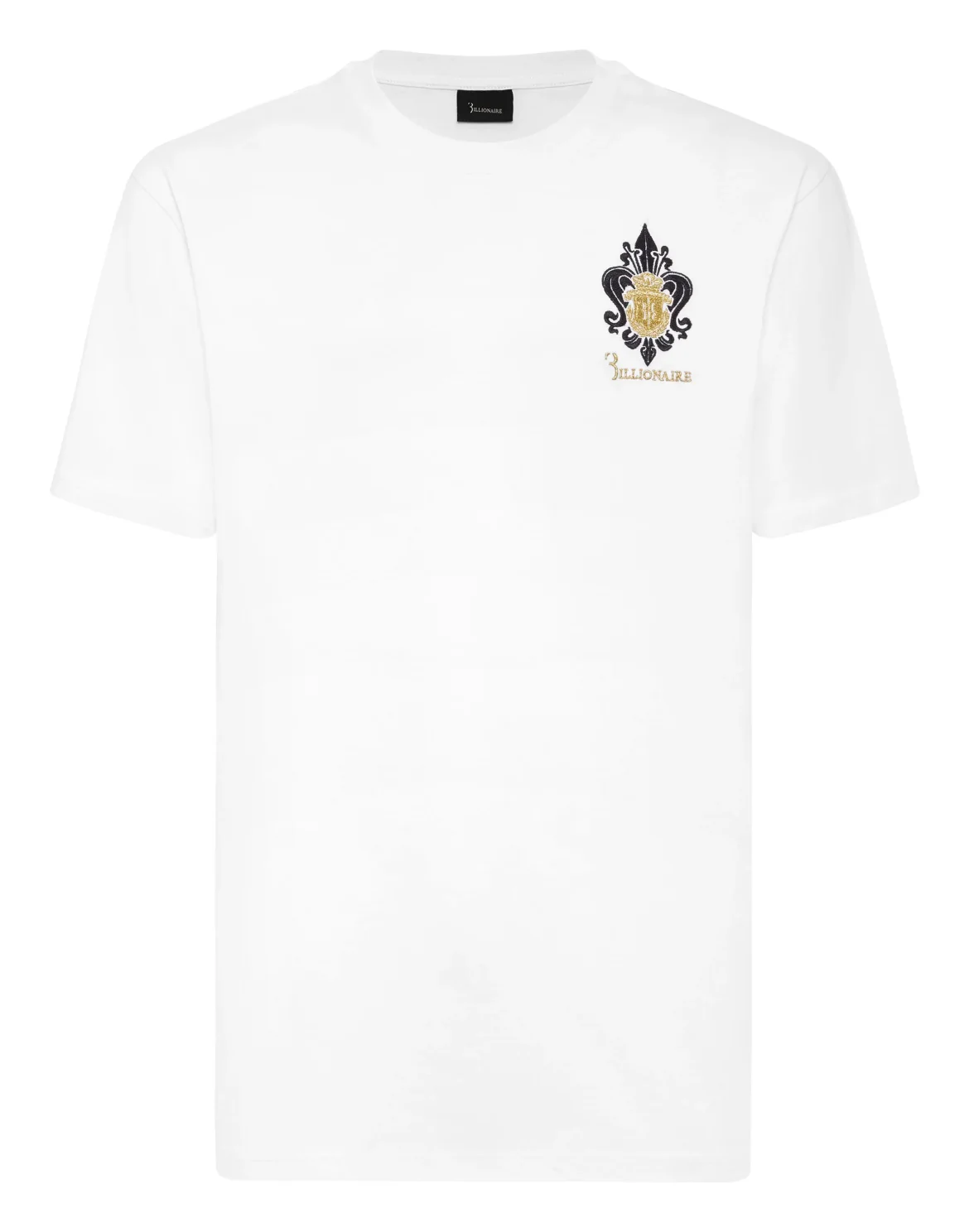 T-Shirt Round Neck Fleur-de-lis, цвет: Белый