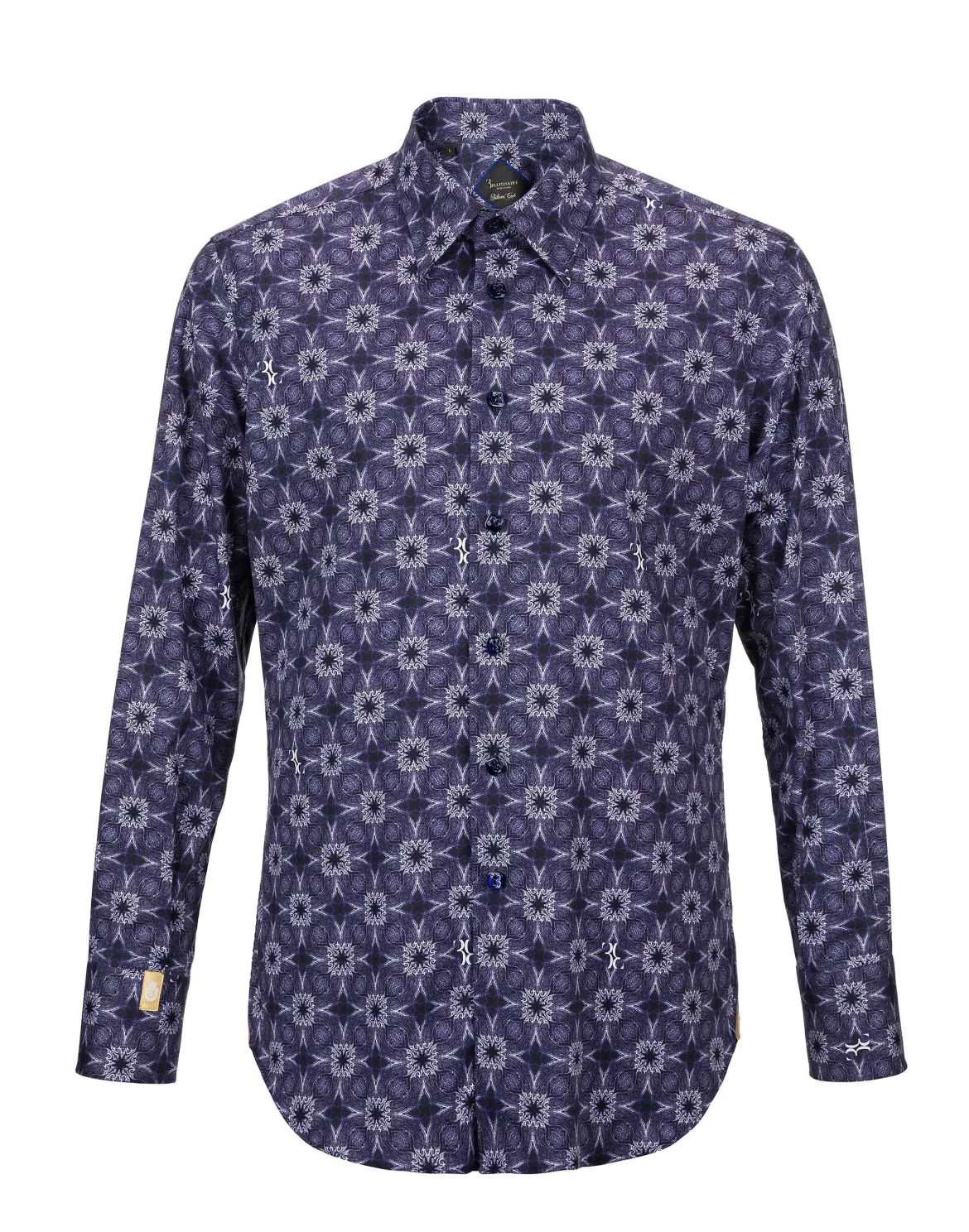Shirt Silver Cut LS "Abraham", цвет: Синий