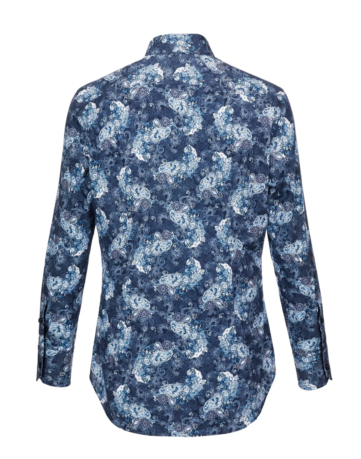 Shirt Silver Cut LS "Alberic", цвет: Синий