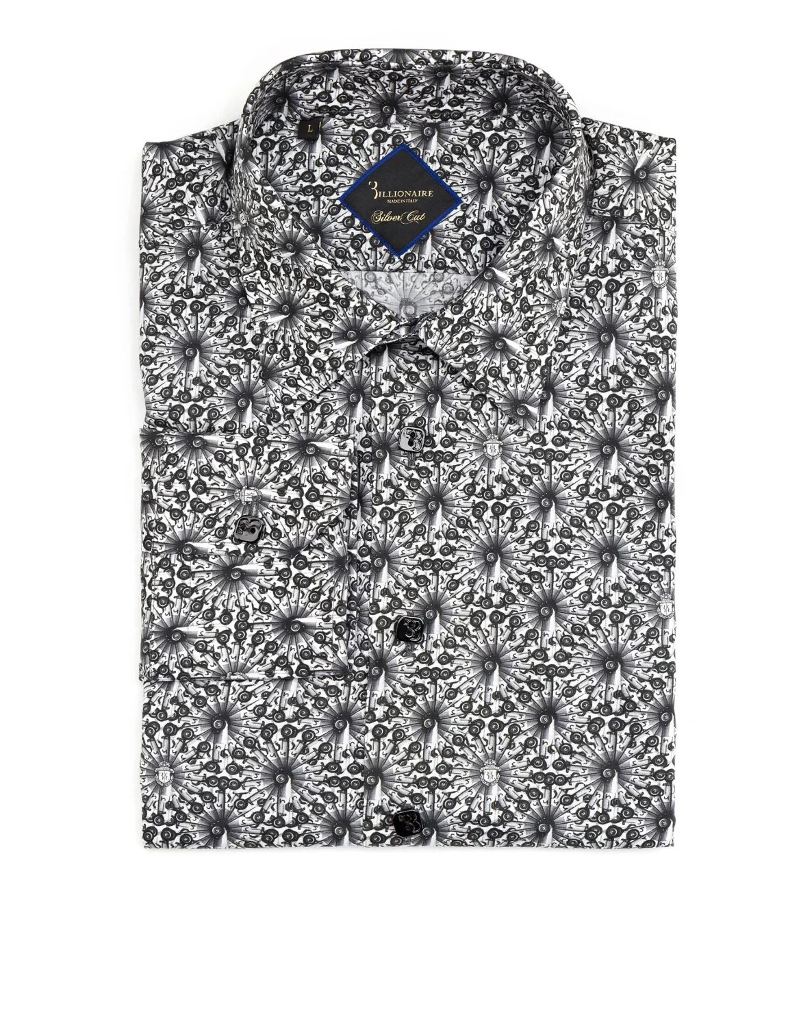 Shirt Silver Cut LS "Antwan", цвет: Черный