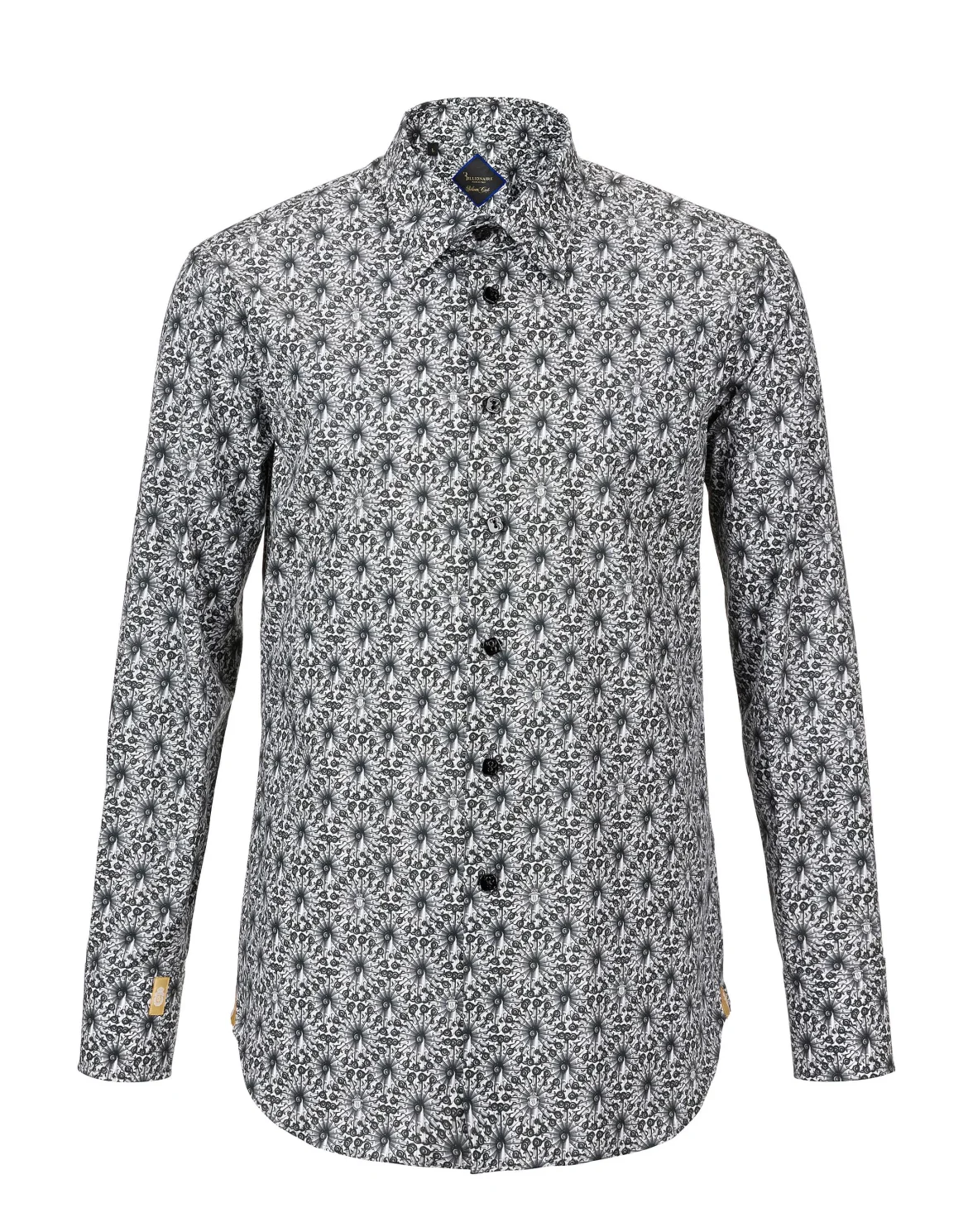 Shirt Silver Cut LS "Antwan", цвет: Черный