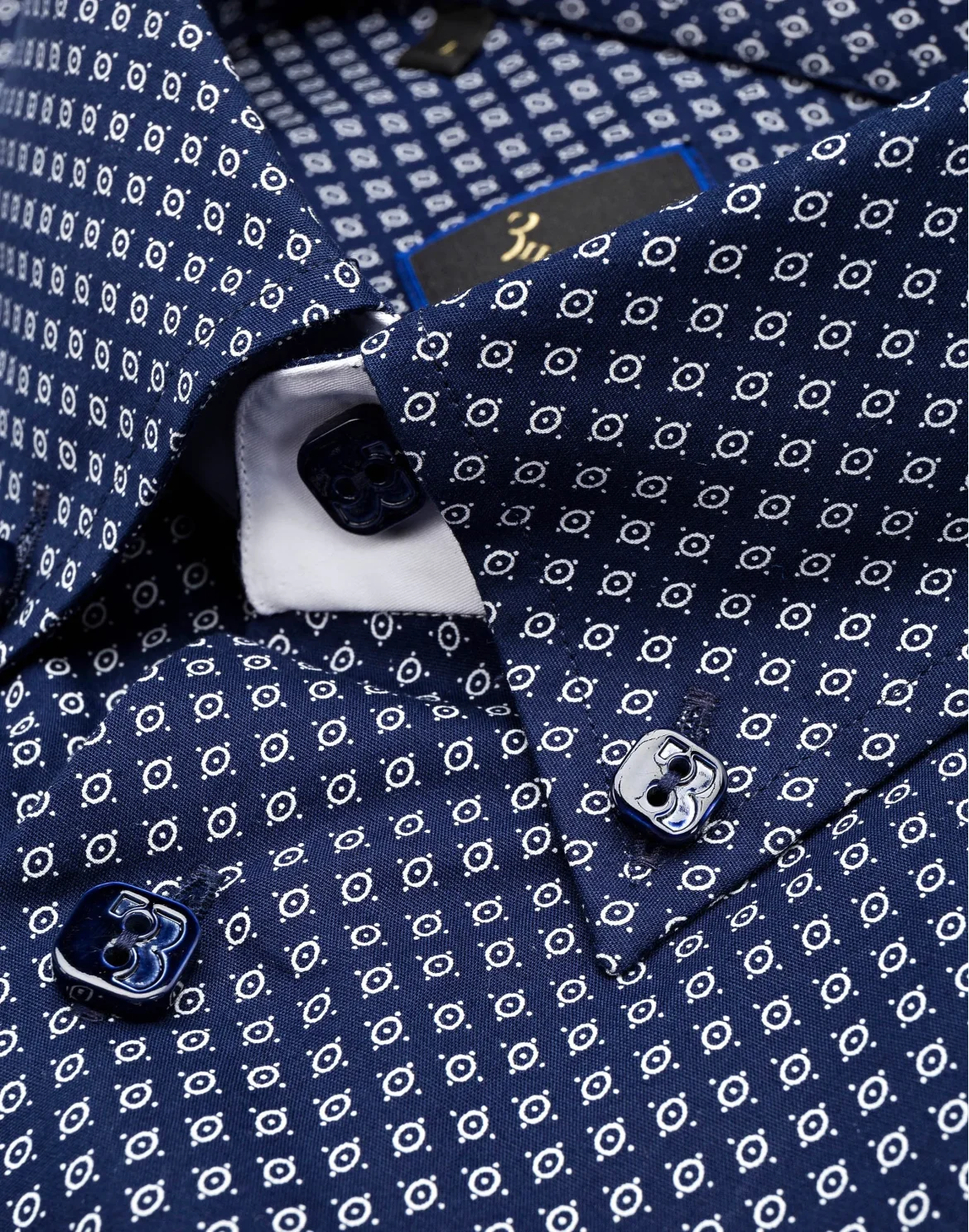 Shirt Silver Cut LS "Brody", цвет: Синий