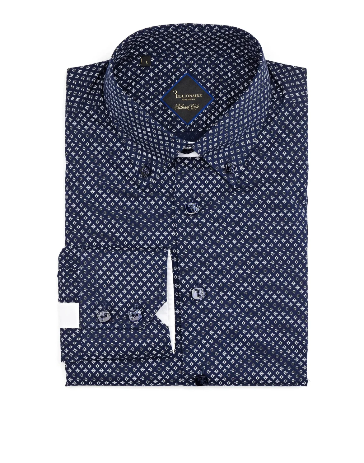 Shirt Silver Cut LS "Brody", цвет: Синий
