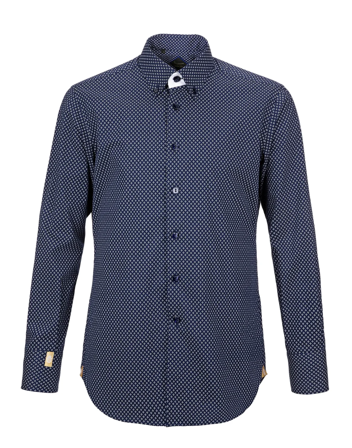 Shirt Silver Cut LS "Brody", цвет: Синий