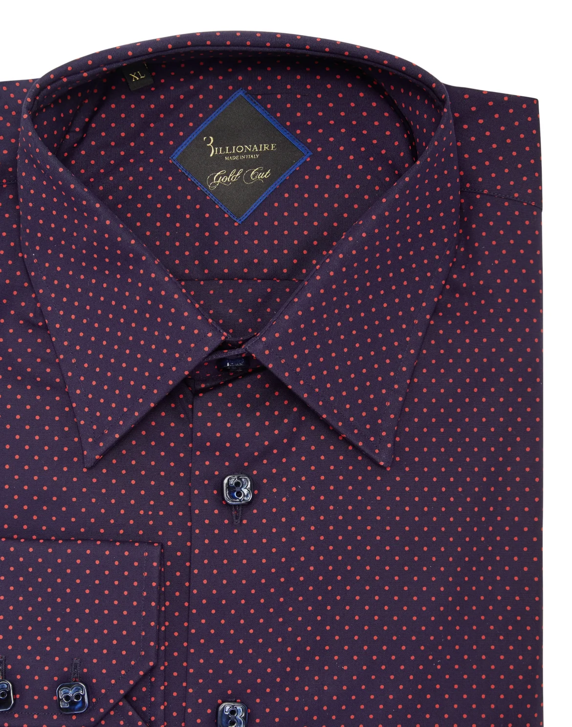 Shirt Gold Cut LS "Cassian", цвет: Синий