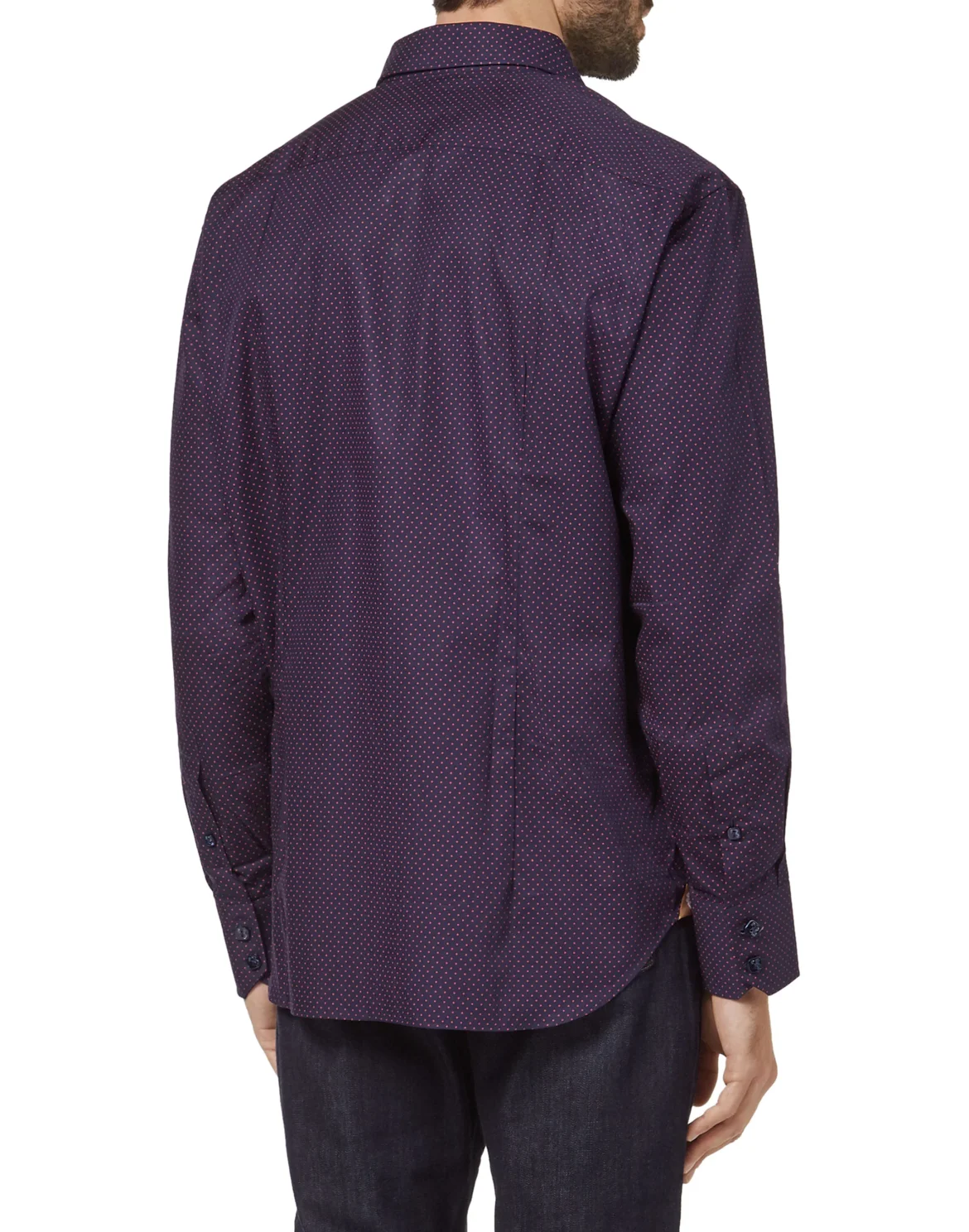 Shirt Gold Cut LS "Cassian", цвет: Синий