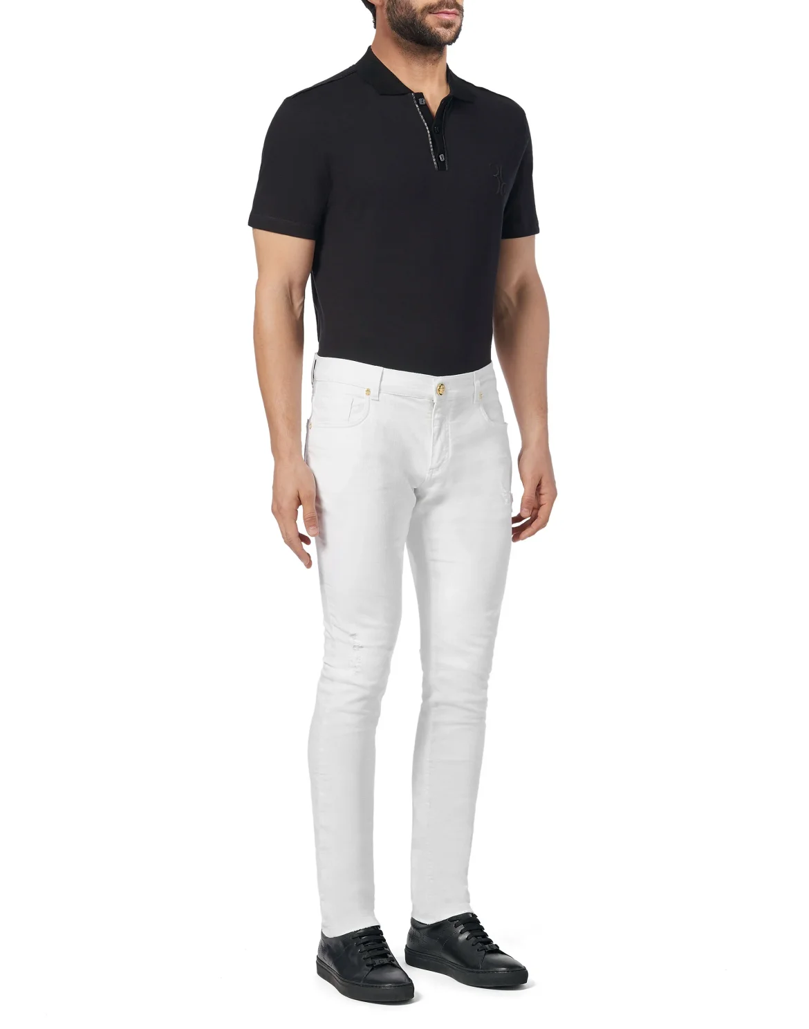 Super slim fit Baroque, цвет: Белый