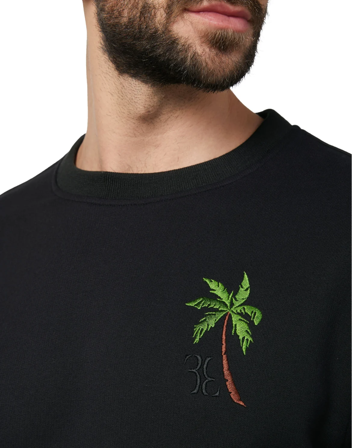Sweatshirt LS Palms, цвет: Черный