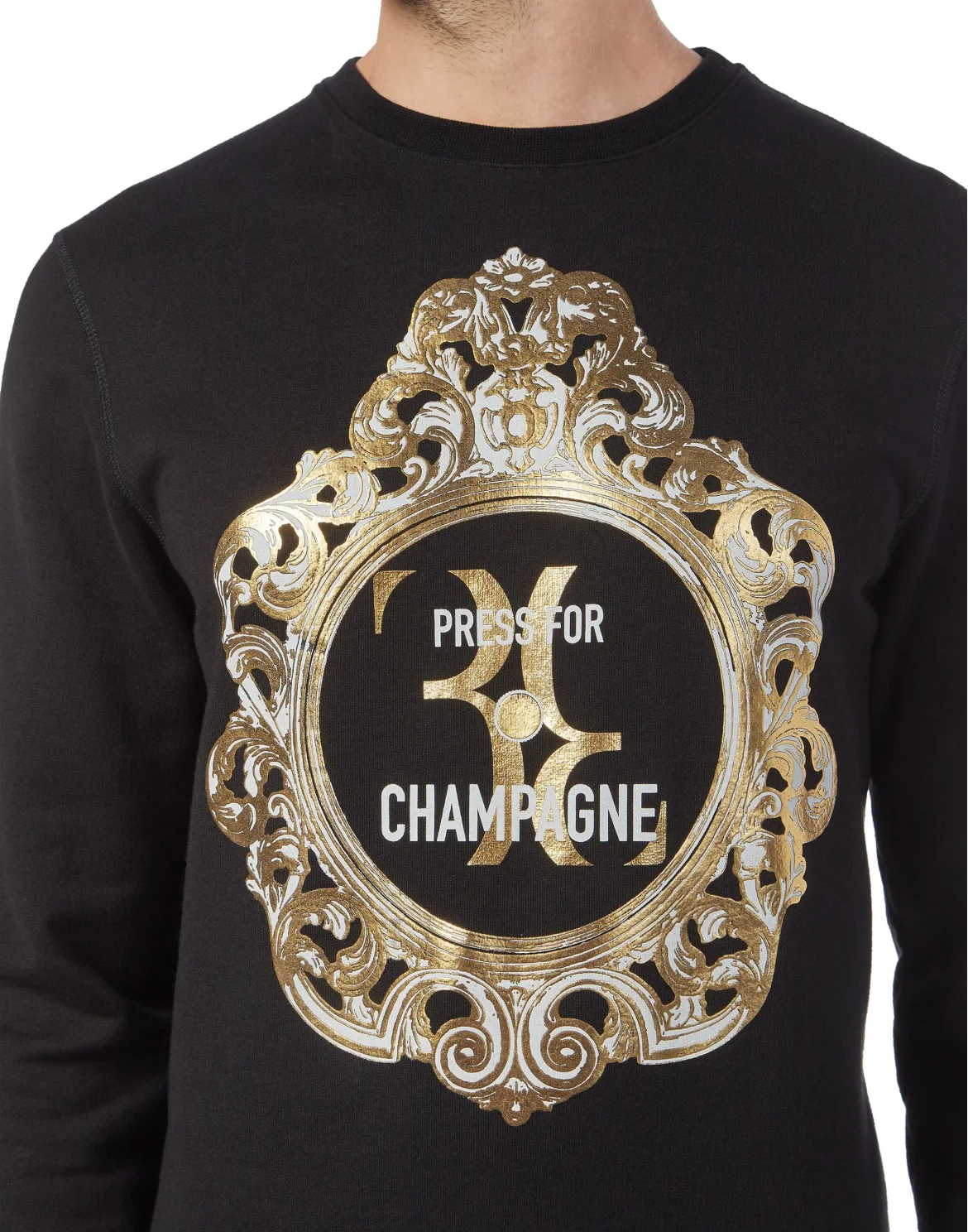Sweatshirt LS Baroque, цвет: Черный