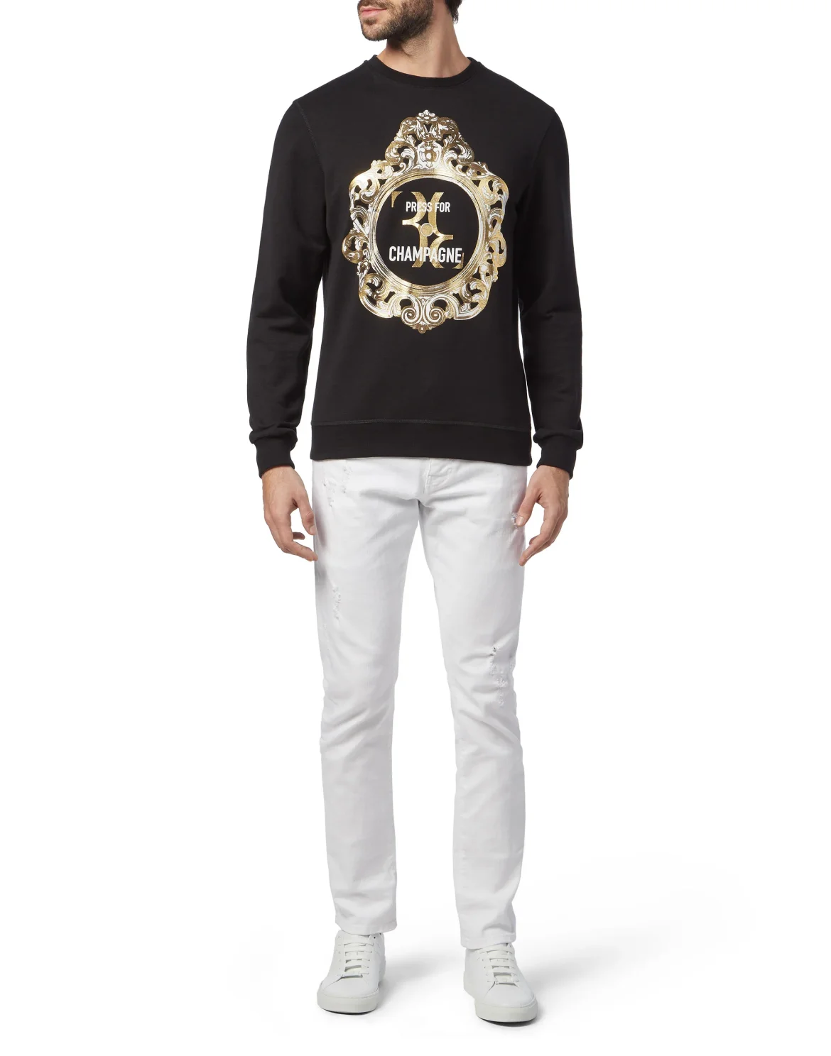 Sweatshirt LS Baroque, цвет: Черный